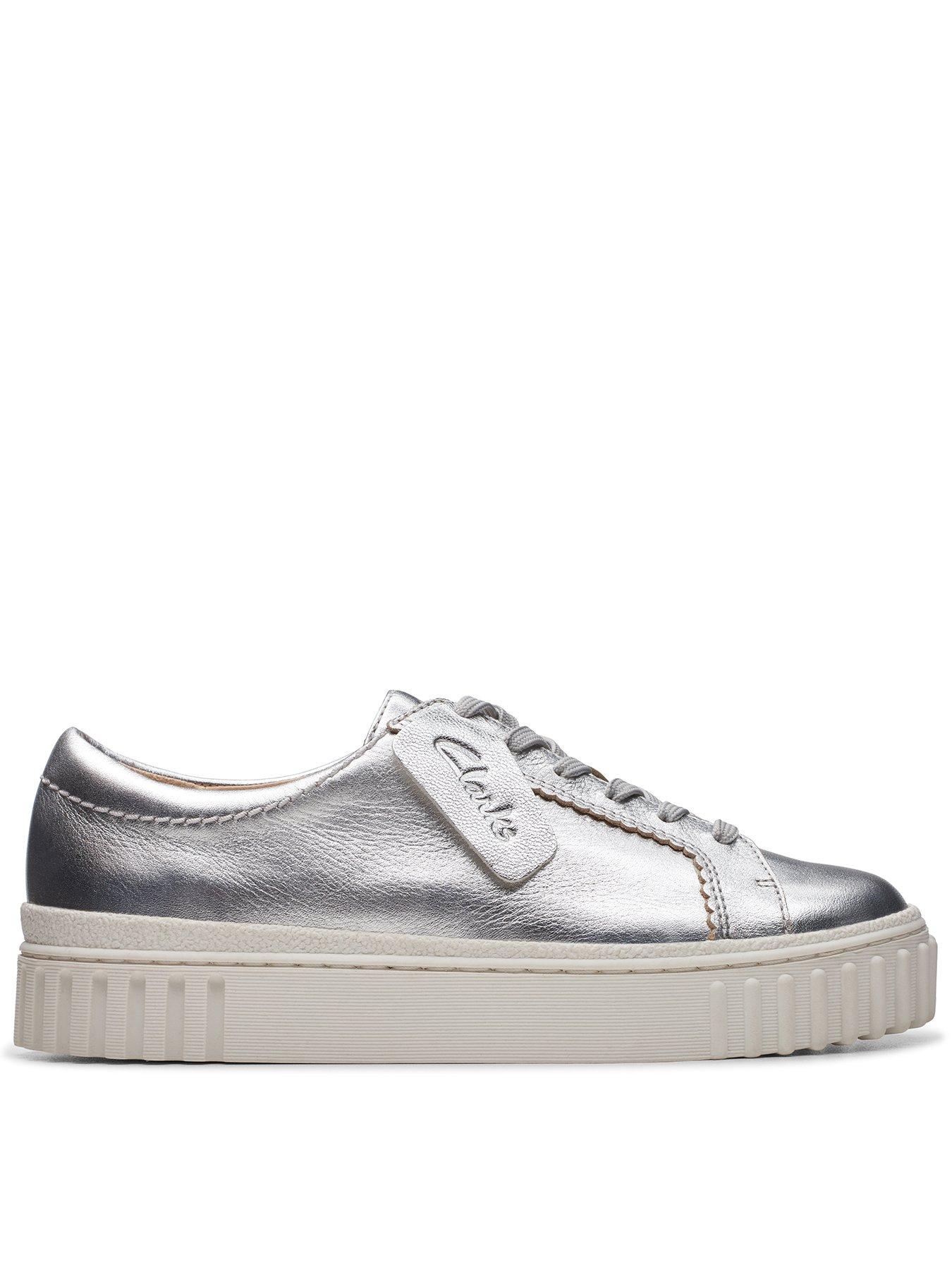 Silver fashion sneakers online