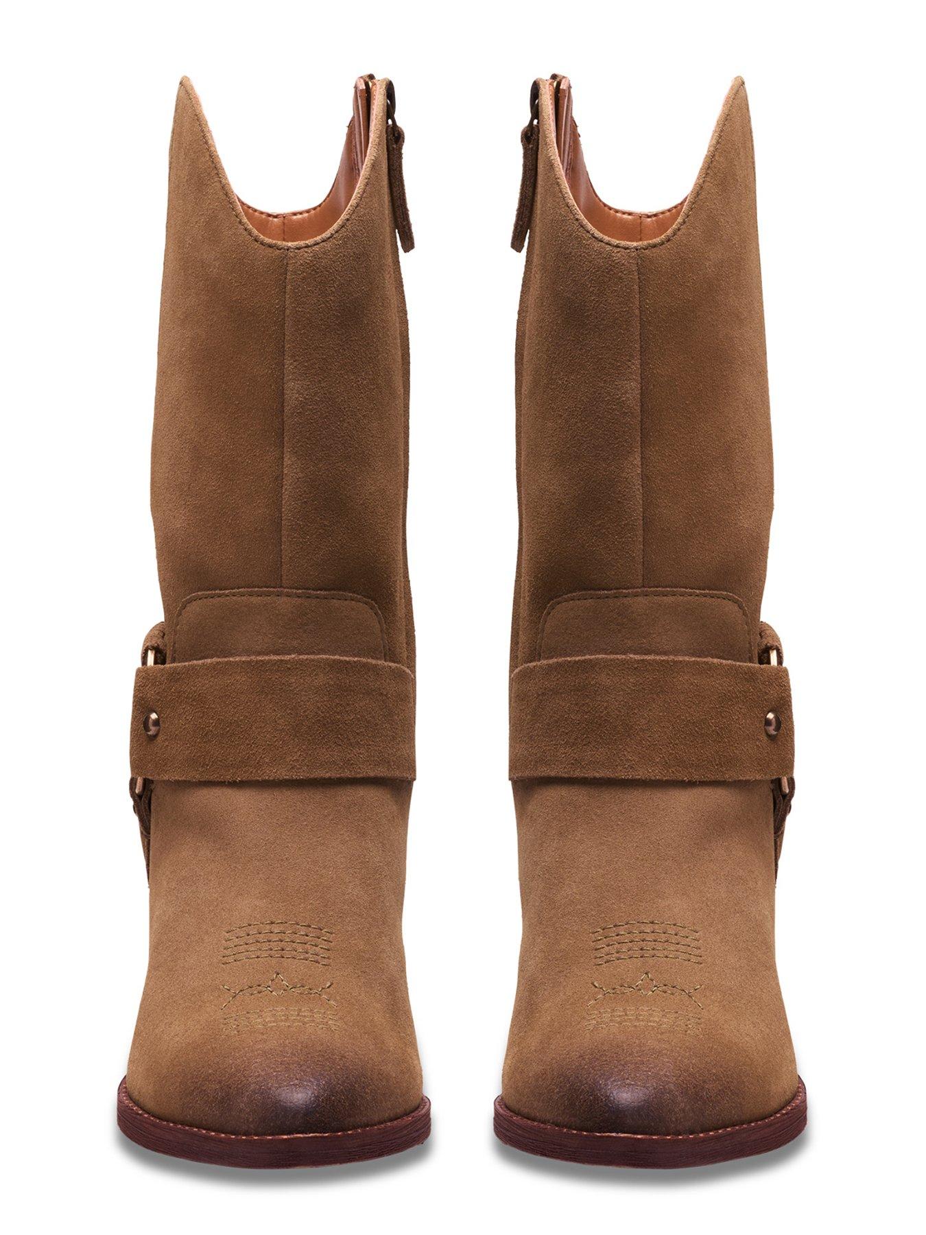 Clarks narrow calf boots best sale