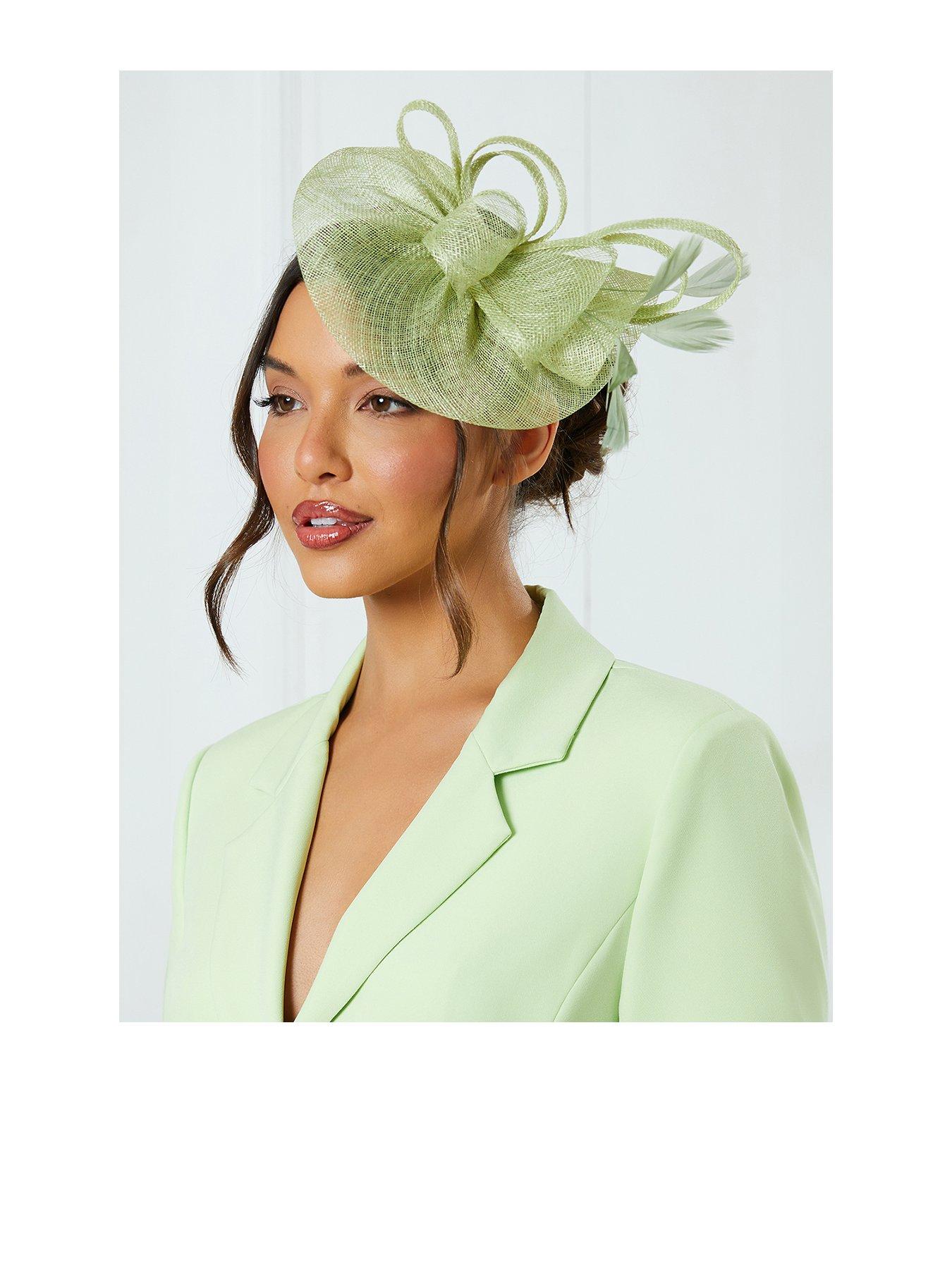 Quiz Green Large Loop Disk Headband Fascinator | Very.co.uk