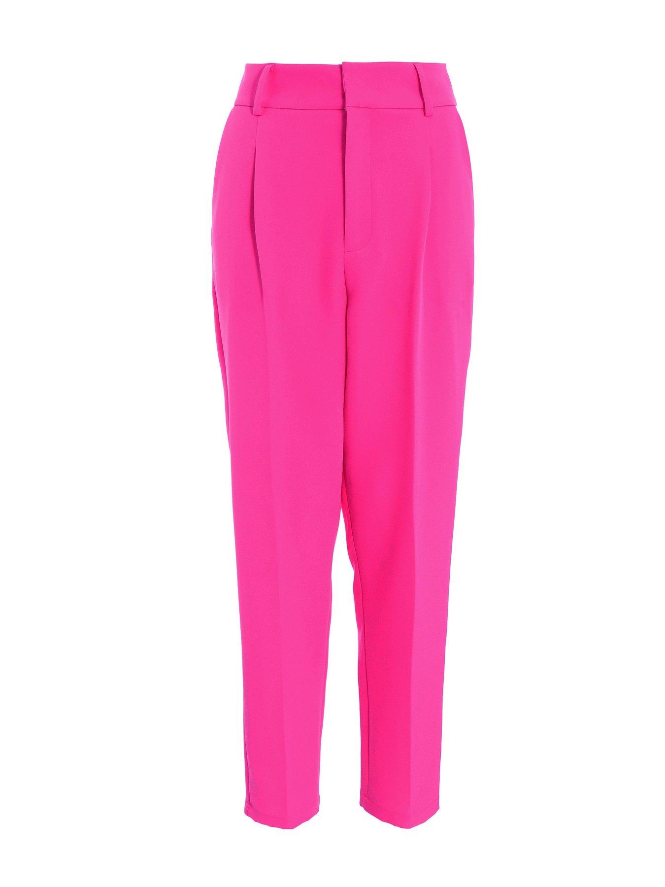 Quiz pink trousers hotsell