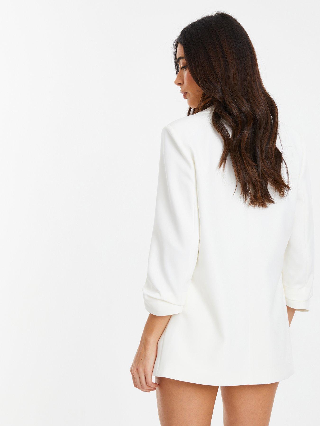 Quiz white blazer 2025