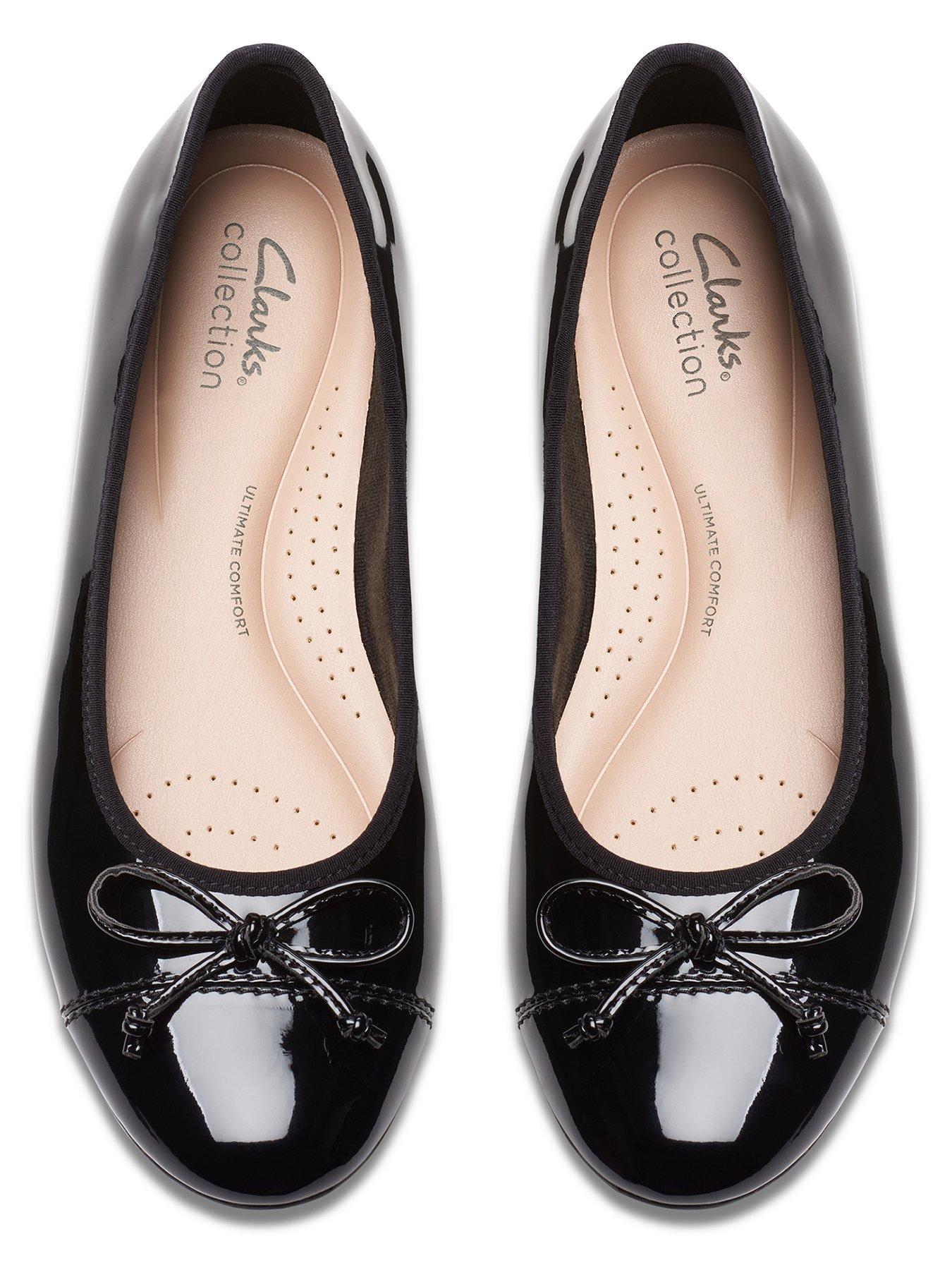 Clarks 261783177 - Ragazze, Black Pat