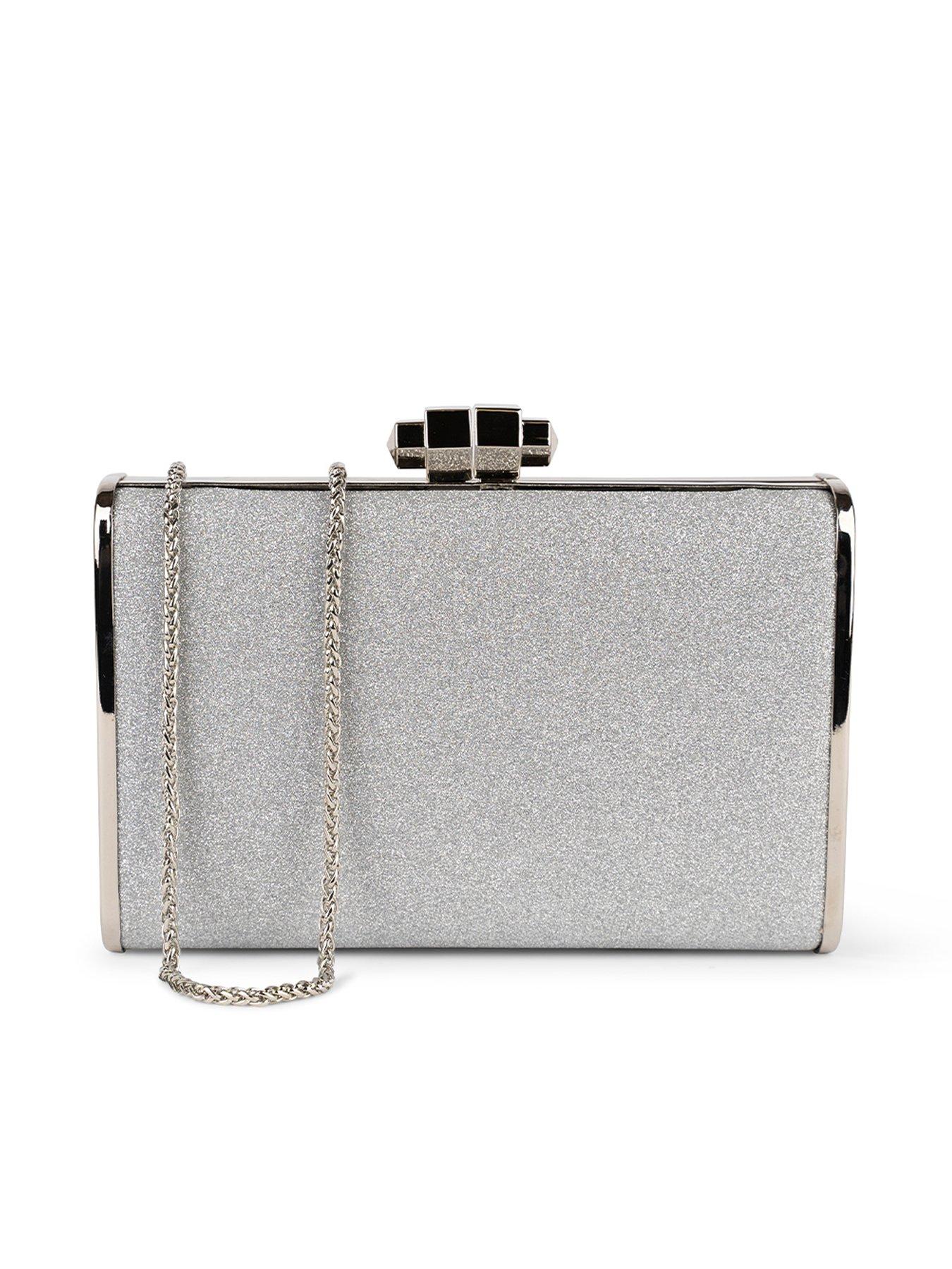 undefined Devica Glitter Clutch Bag