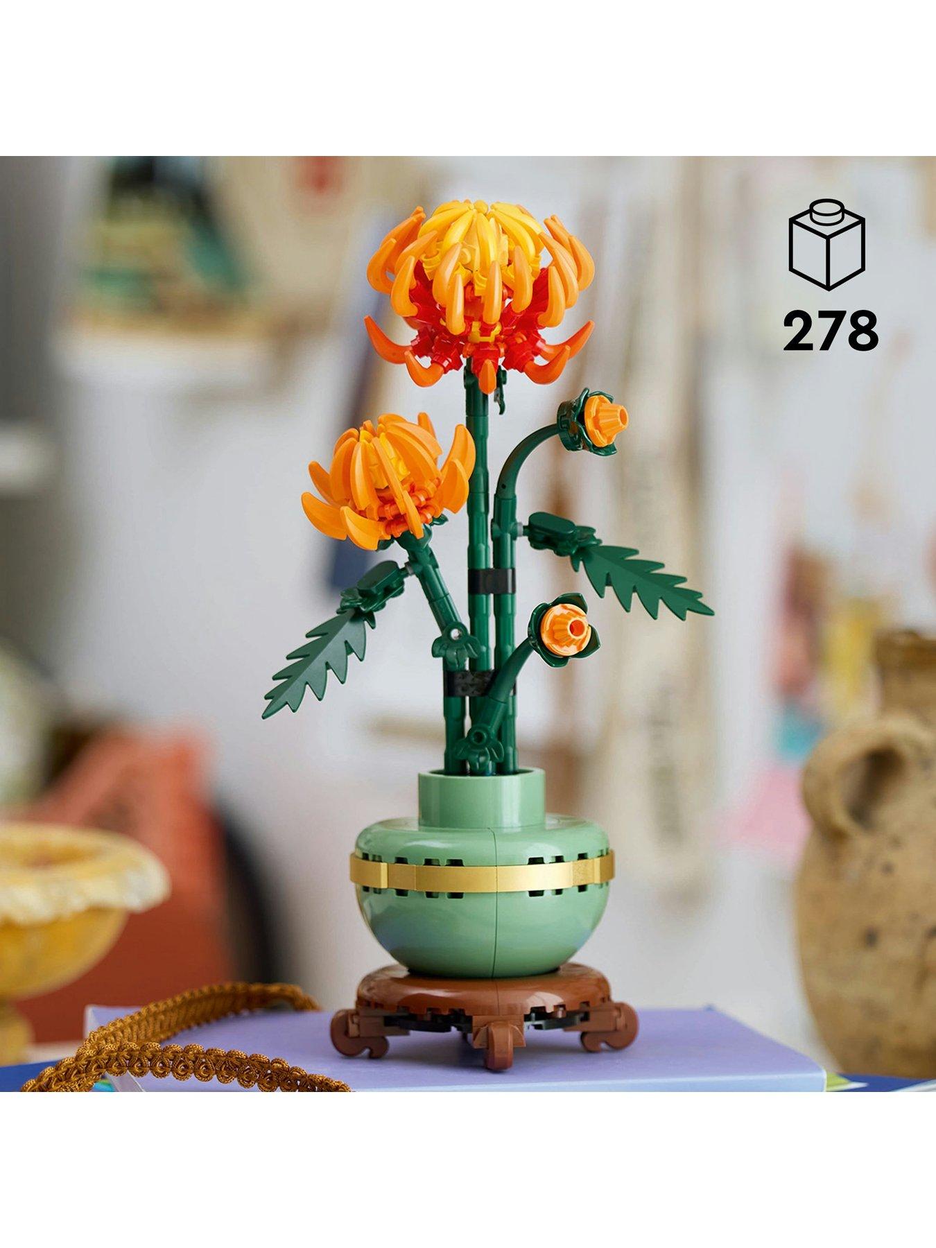 Image 2 of 8 of LEGO Botanical Chrysanthemum Flower Set for Adults 10368