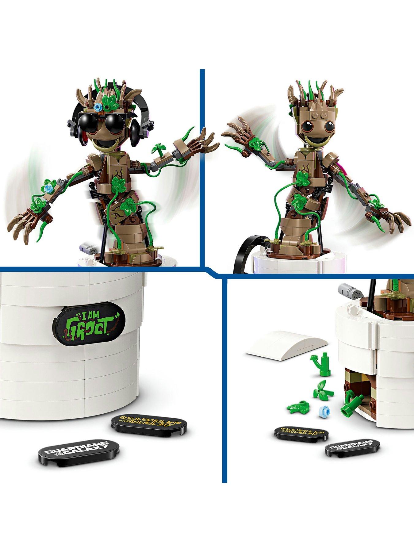 LEGO Marvel Dancing Groot Buildable Toy Set 76297 | Very.co.uk