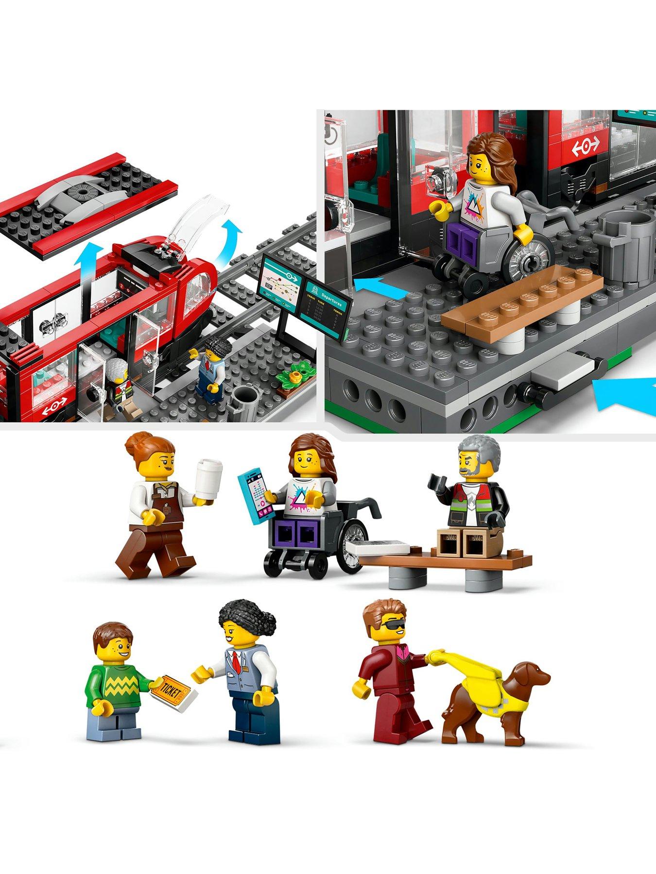 LEGO City Downtown Tram and Station Toy Set 60423 | Very