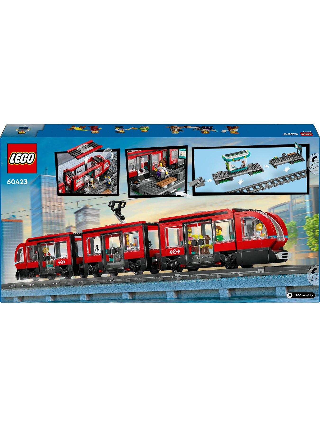 LEGO City Downtown Tram and Station Toy Set 60423 | Very