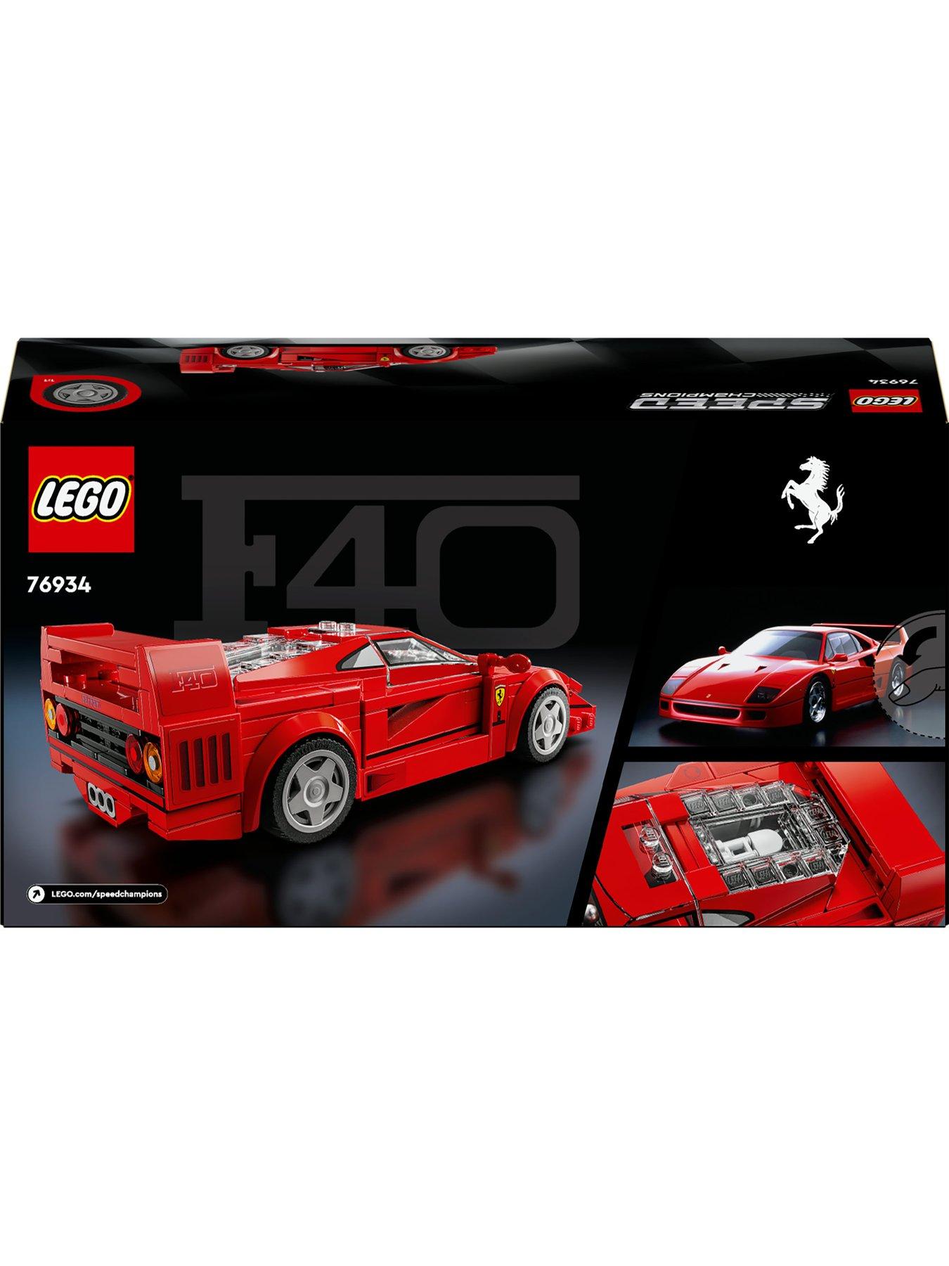 Image 7 of 7 of LEGO Speed Champions Ferrari F40 Supercar Toy 76934