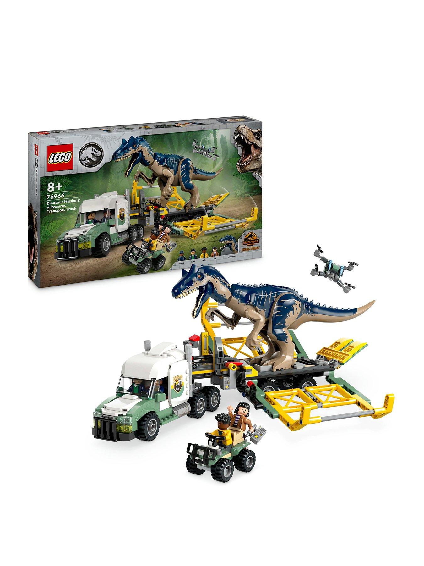 LEGO Jurassic World Dinosaur Missions: Allosaurus Transport Truck 76966 ...