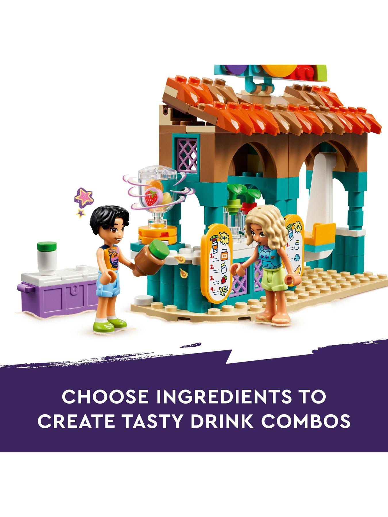 LEGO Friends Beach Smoothie Stand Food Toy Set 42625 Very