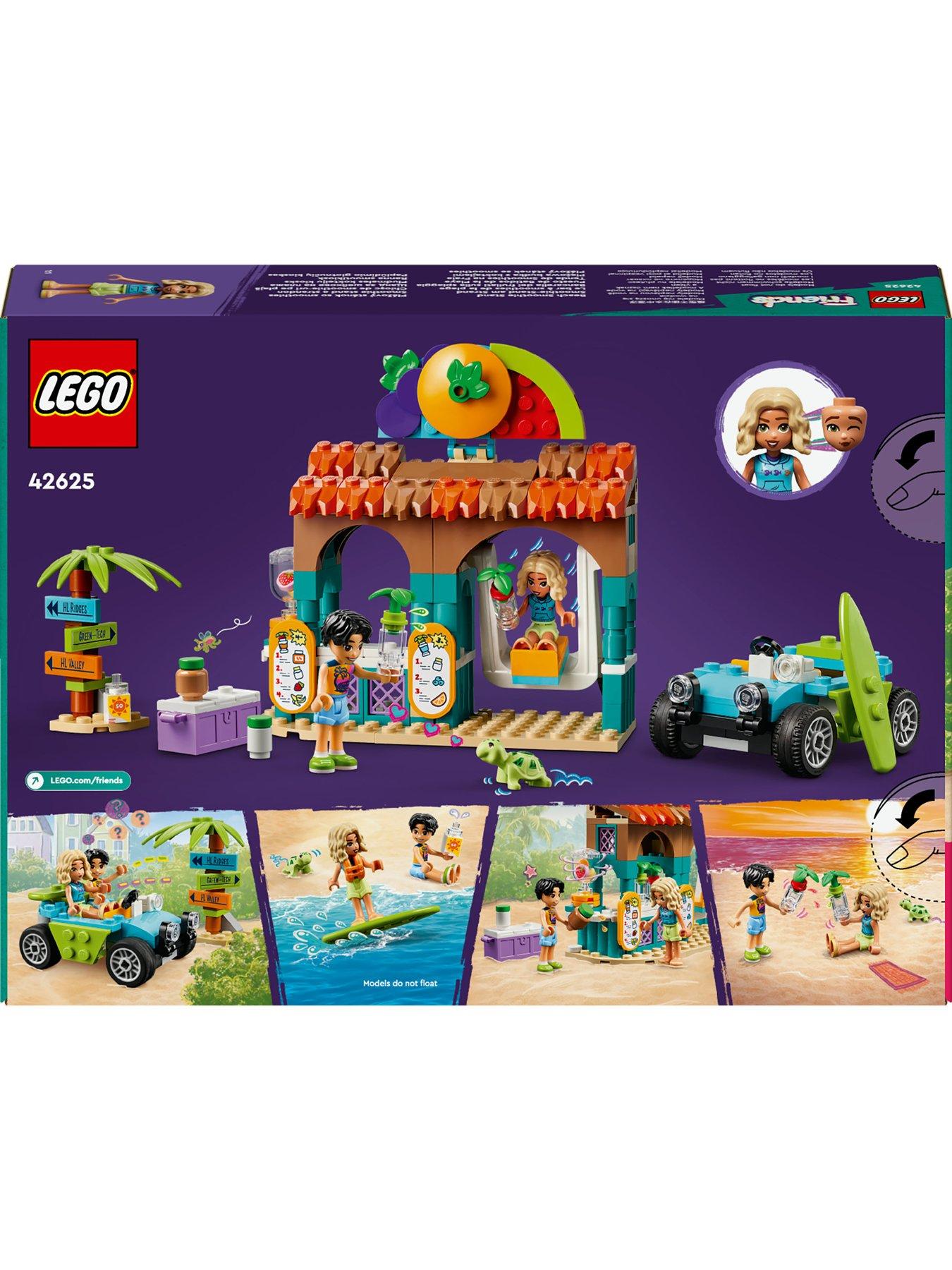 LEGO Friends Beach Smoothie Stand Food Toy Set 42625 Very