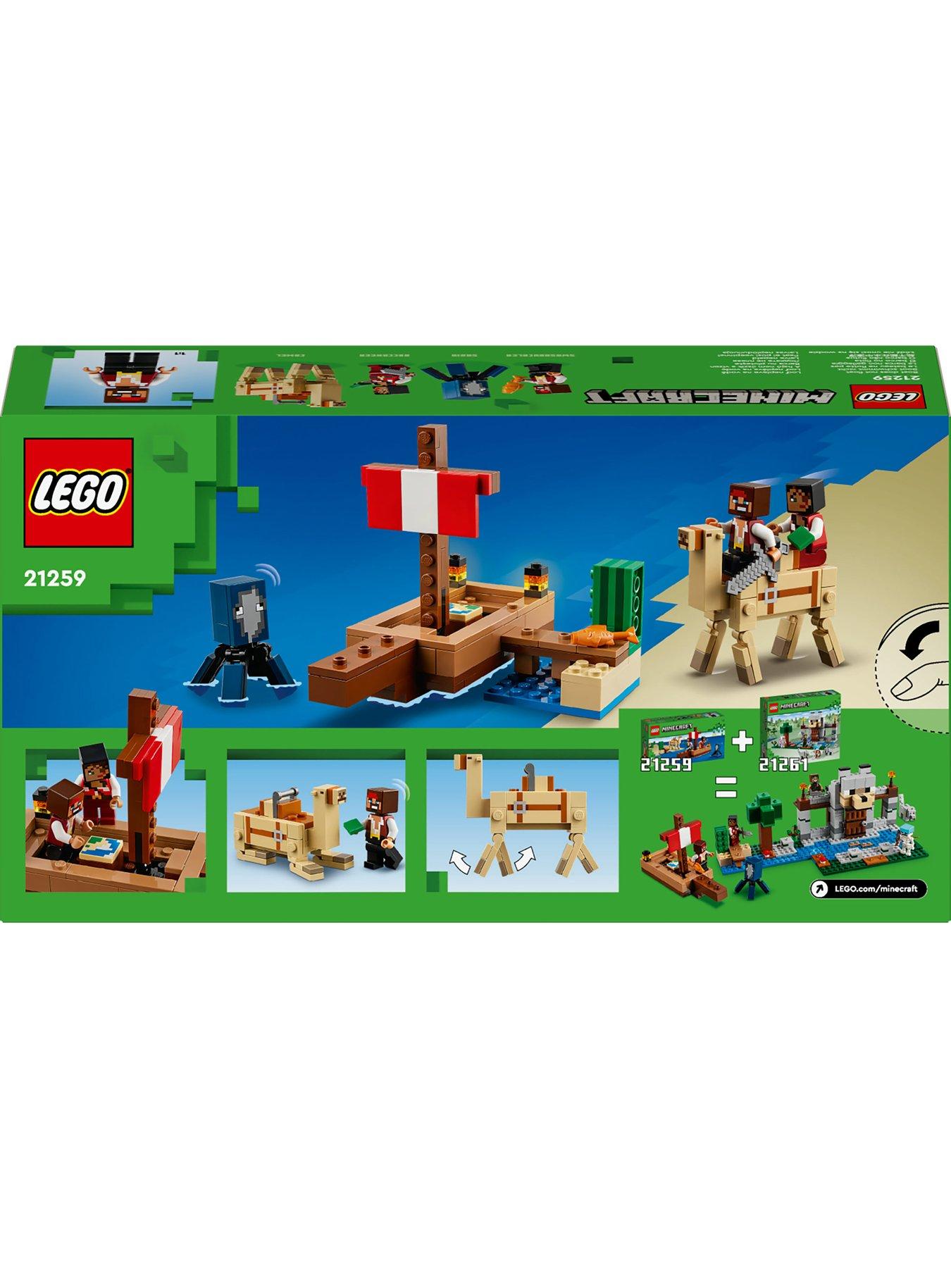 Image 6 of 6 of LEGO Minecraft The Pirate Ship Voyage Toy Set 21259