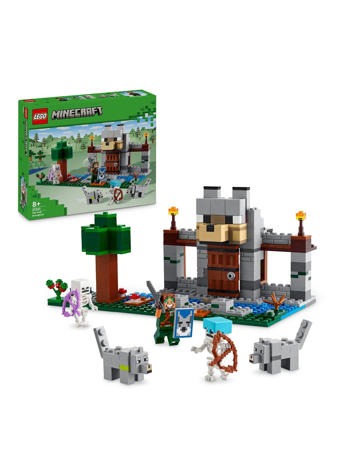 LEGO Minecraft The Wolf Stronghold Toy Set 21261 | Very.co.uk