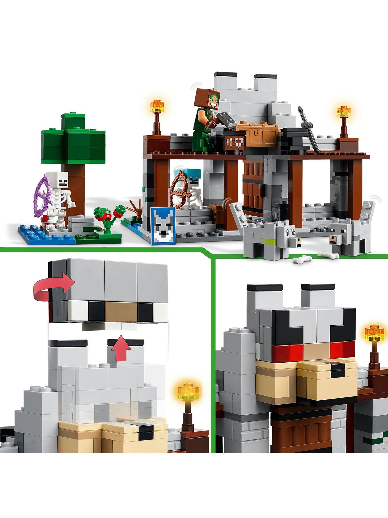 Image 3 of 7 of LEGO Minecraft The Wolf Stronghold Toy Set 21261