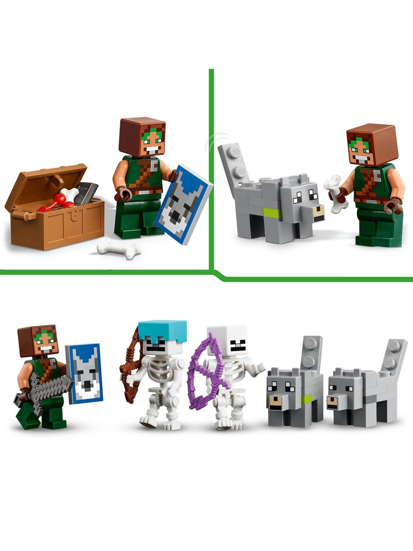 Image 4 of 7 of LEGO Minecraft The Wolf Stronghold Toy Set 21261