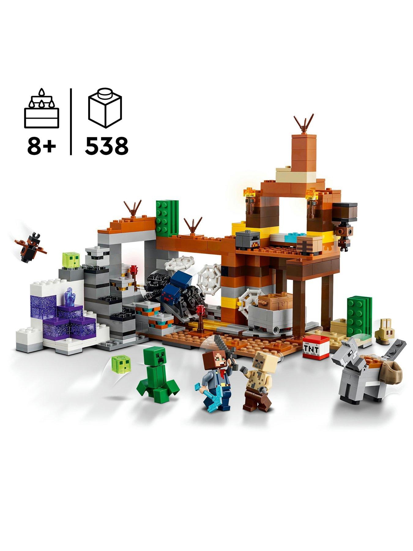 LEGO Minecraft The Badlands Mineshaft Toy Set 21263 | Very.co.uk