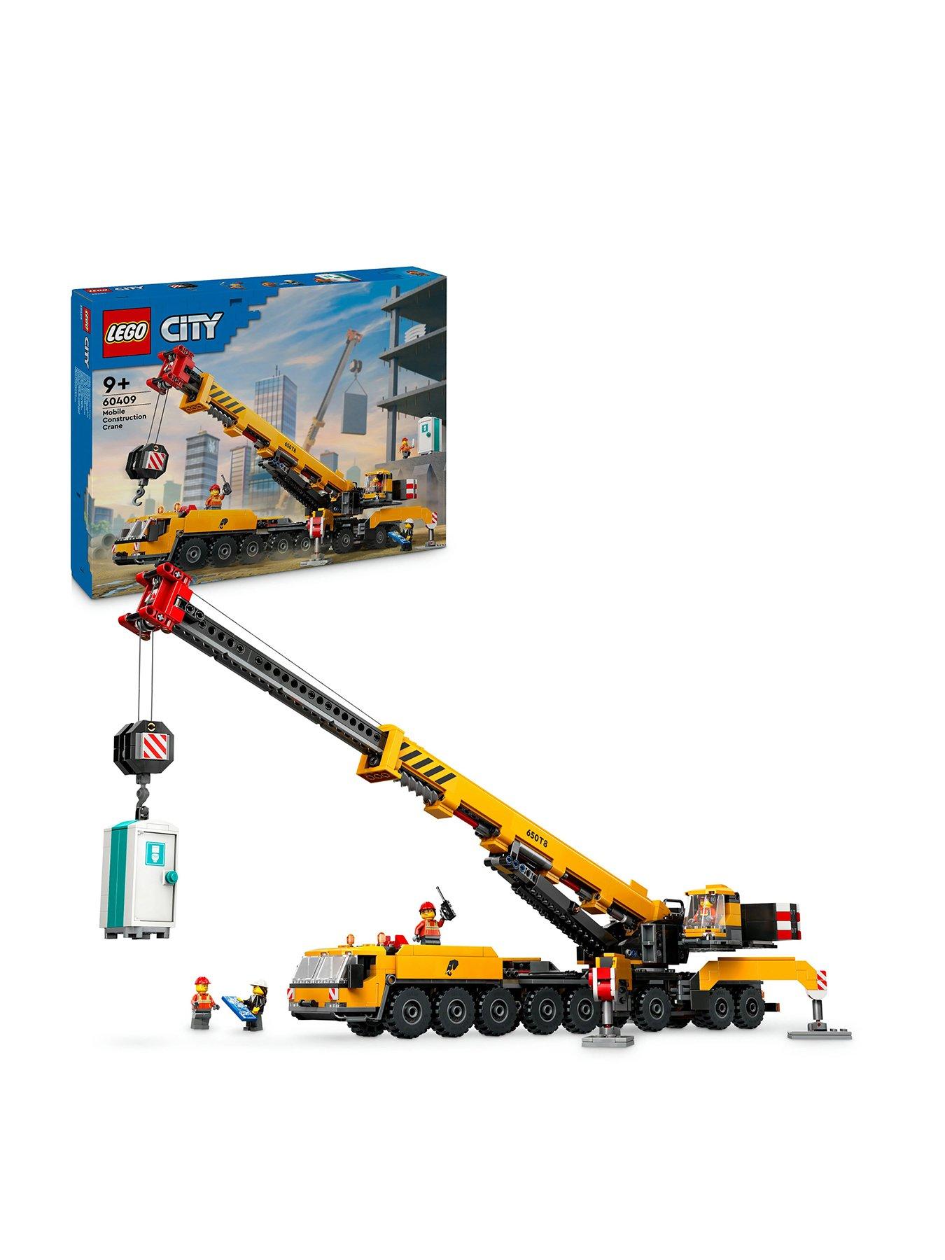 LEGO City Yellow Mobile Construction Crane Toy 60409 Very