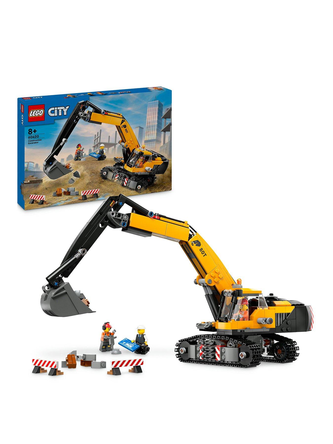 undefined Yellow Construction Excavator Toy 60420