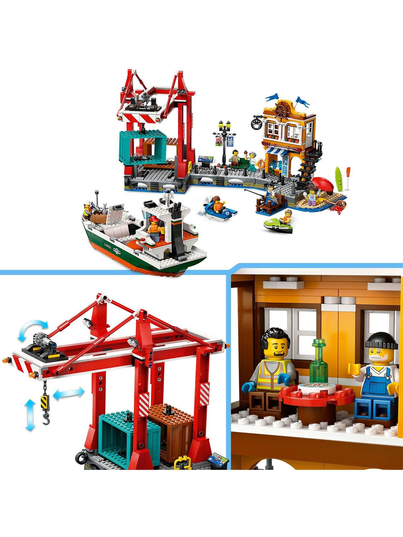Lego city container ship online