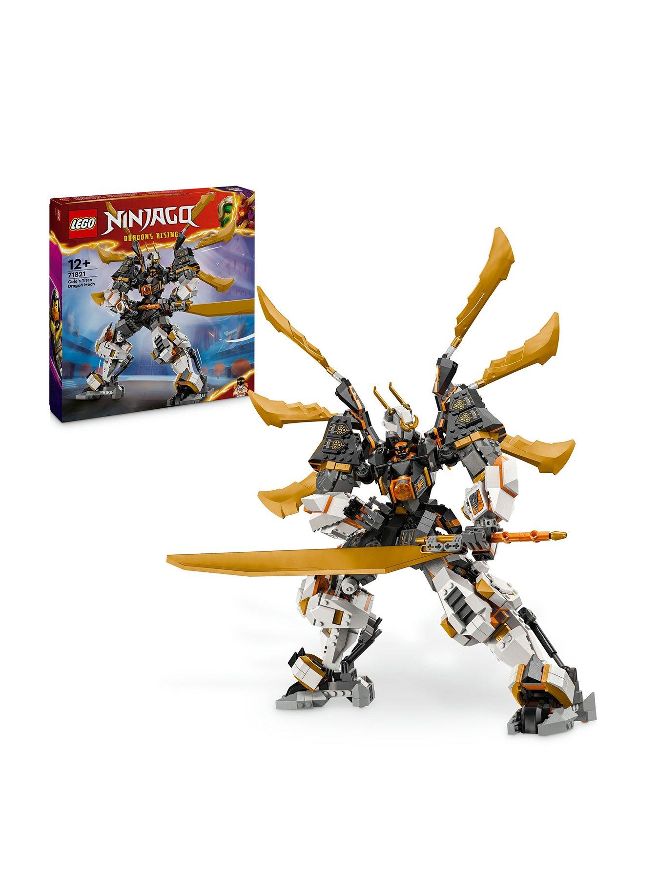 LEGO Ninjago Cole’s Titan Dragon Mech Toy Set 71821 | Very.co.uk