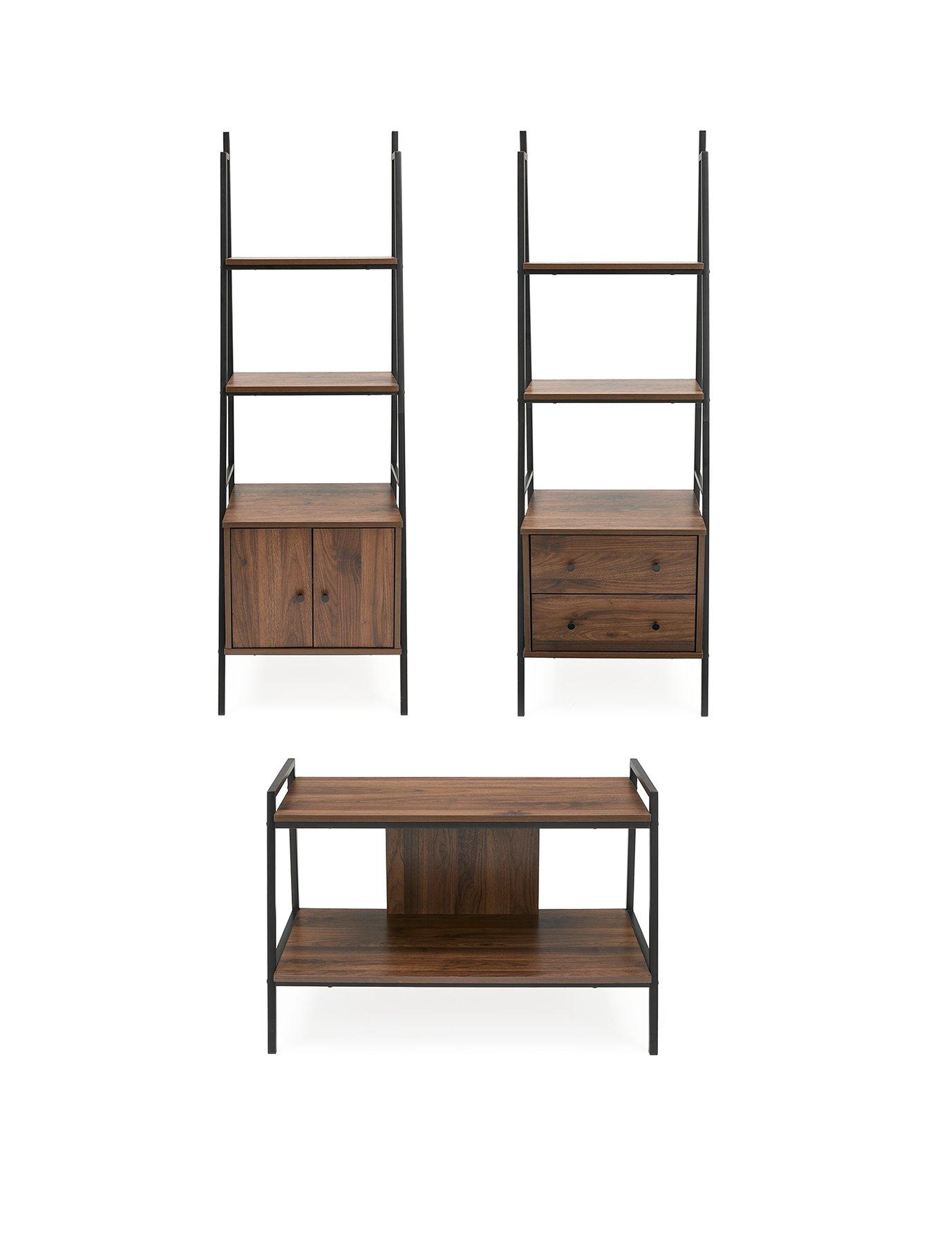 Image 2 of 7 of Very Home Otis 3 Piece Furniture Set -&nbsp;2 Door, 3 Shelf&nbsp;Unit&nbsp;+ 2 Drawer, 3 Shelf unit + TV Unit - Fits up to 40 inch TV - FSC Certified