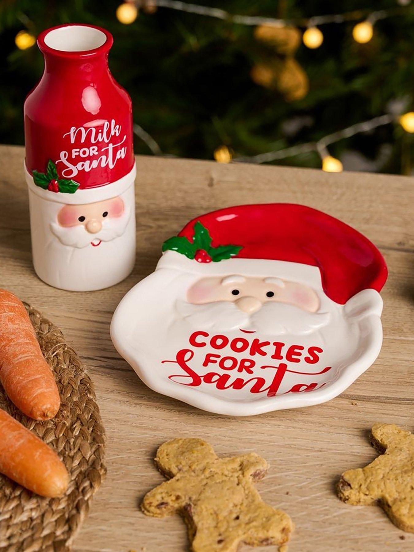 Product photograph of Very Home Christmas Eve Milk Cookies Set from very.co.uk