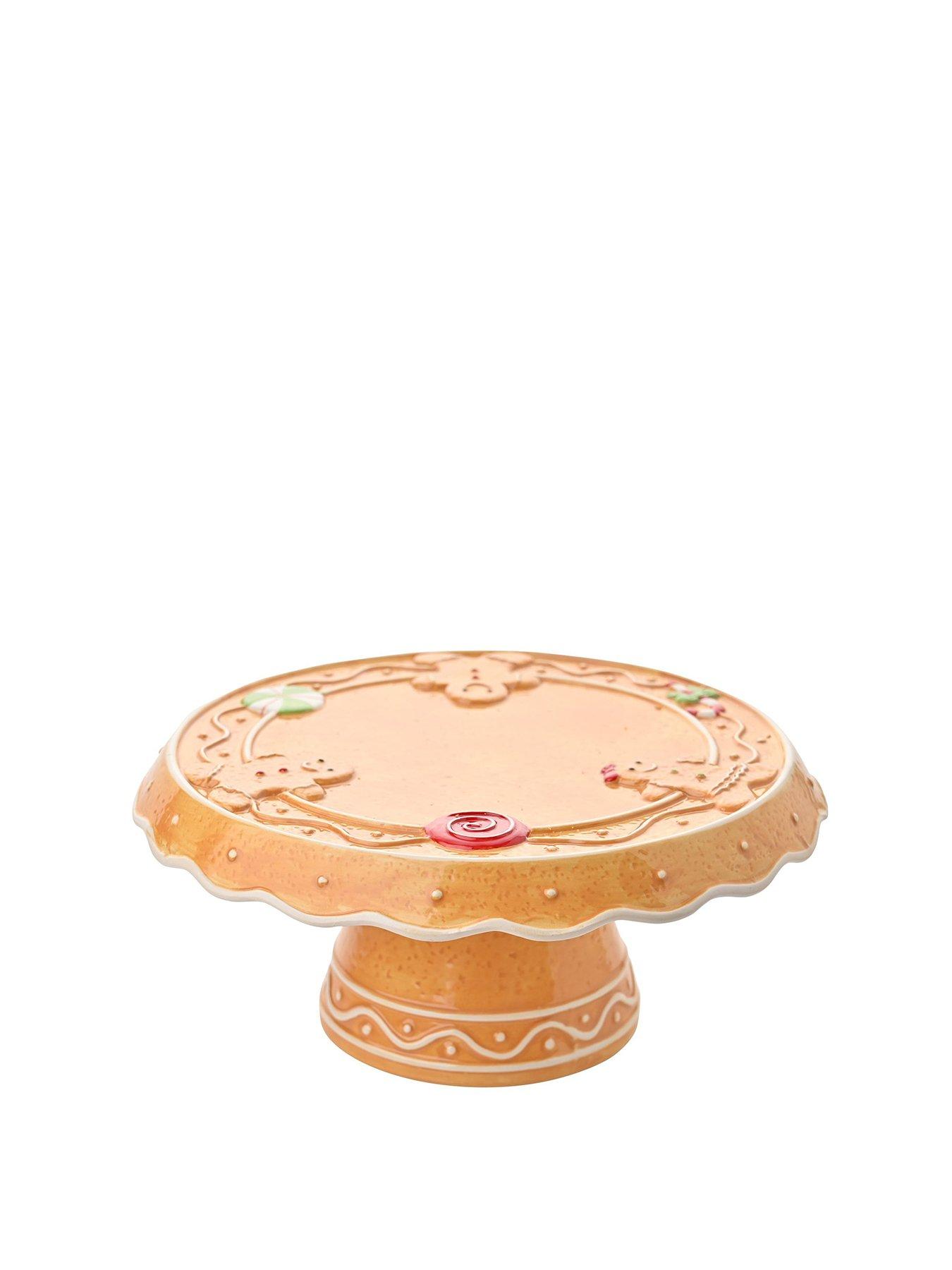 Product photograph of Very Home Gingerbread Cake Stand from very.co.uk