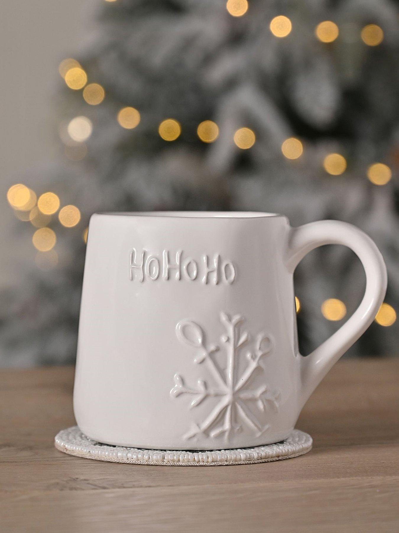 Product photograph of Very Home Ceramic Ho Ho Ho Christmas Mug from very.co.uk