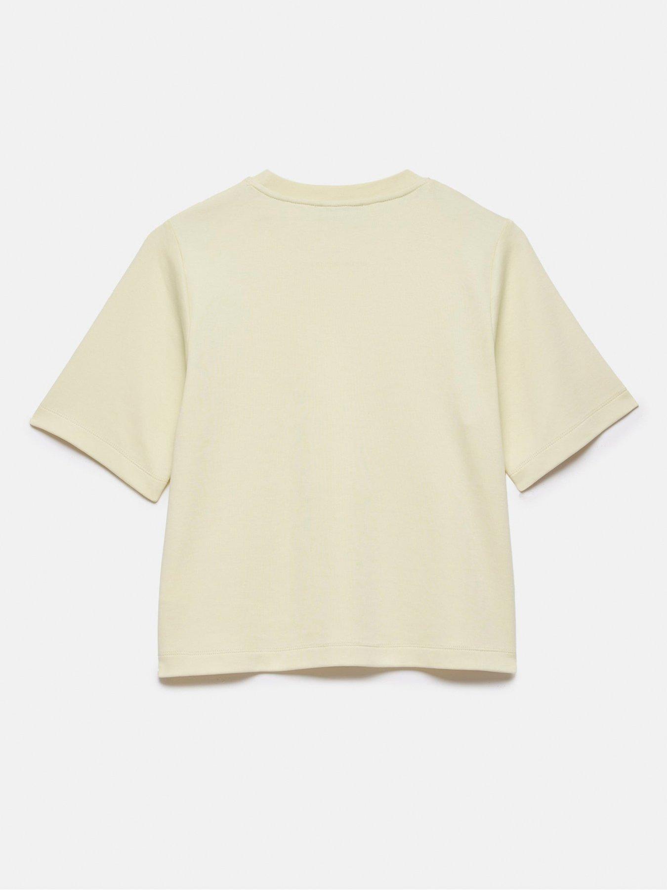 Image 6 of 6 of Mint Velvet Yellow Ulitmate Cotton T-shirt