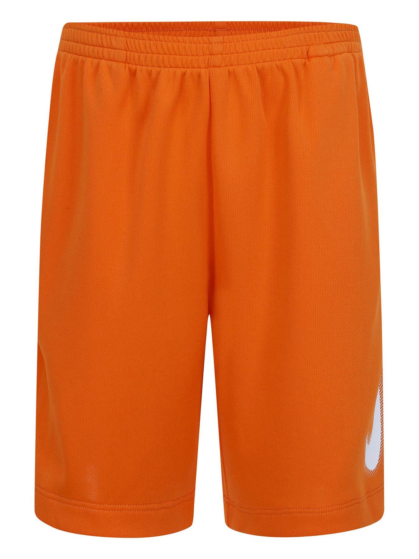 Kids Boys Dri fit Short Orange