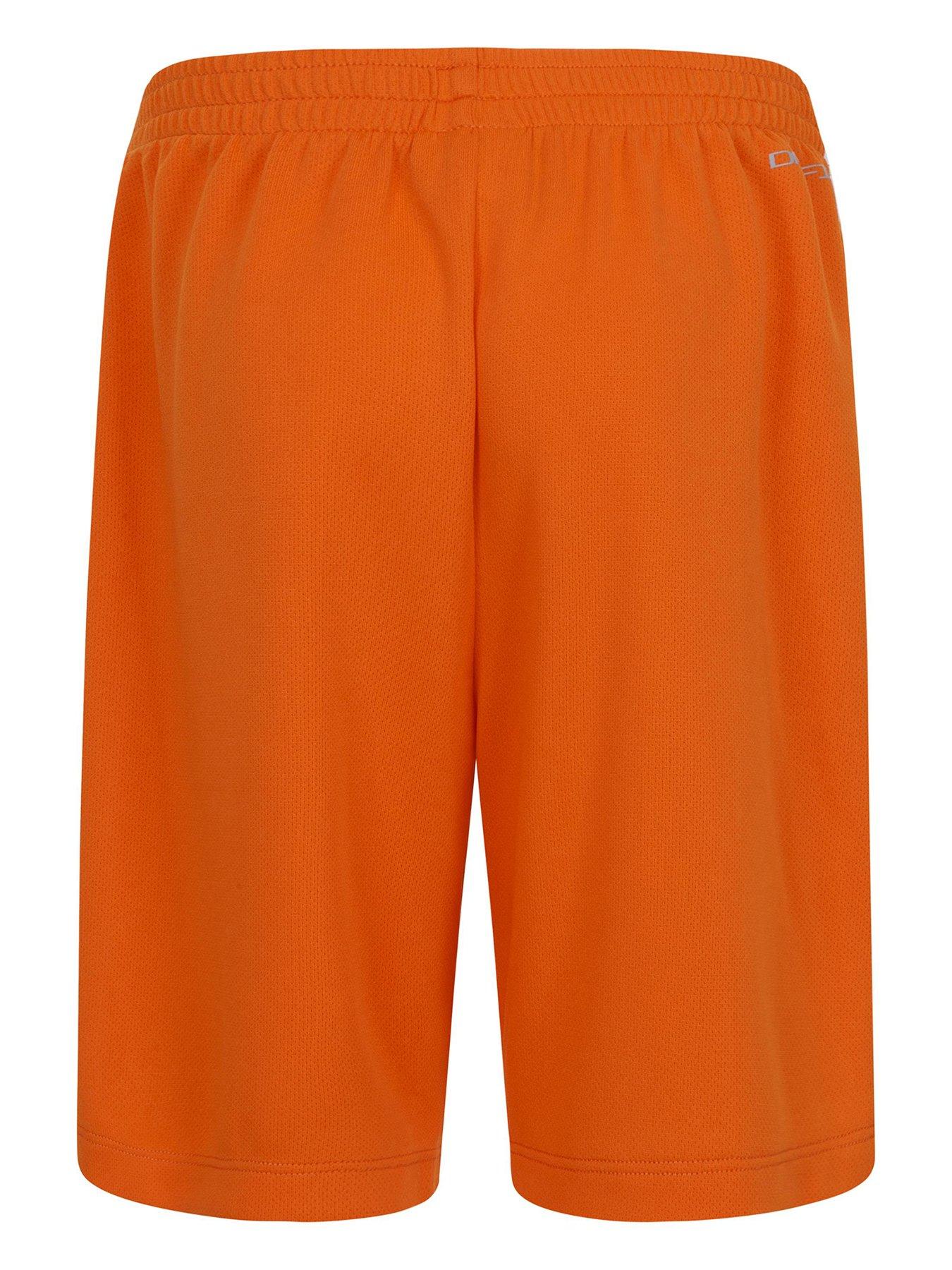 Kids Boys Dri fit Short Orange