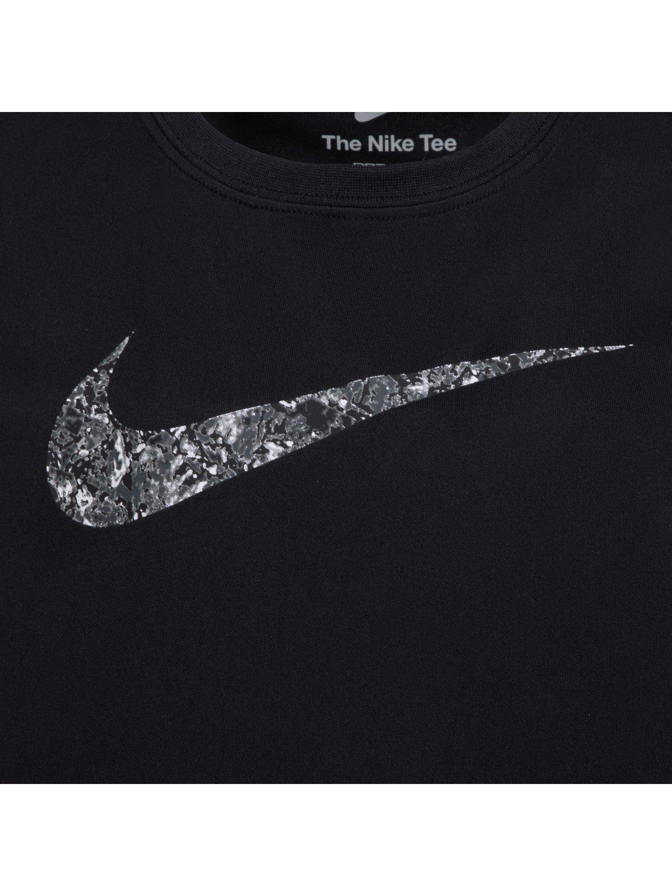 Image 3 of 4 of Nike Kids Boys Swoosh Tank - Black