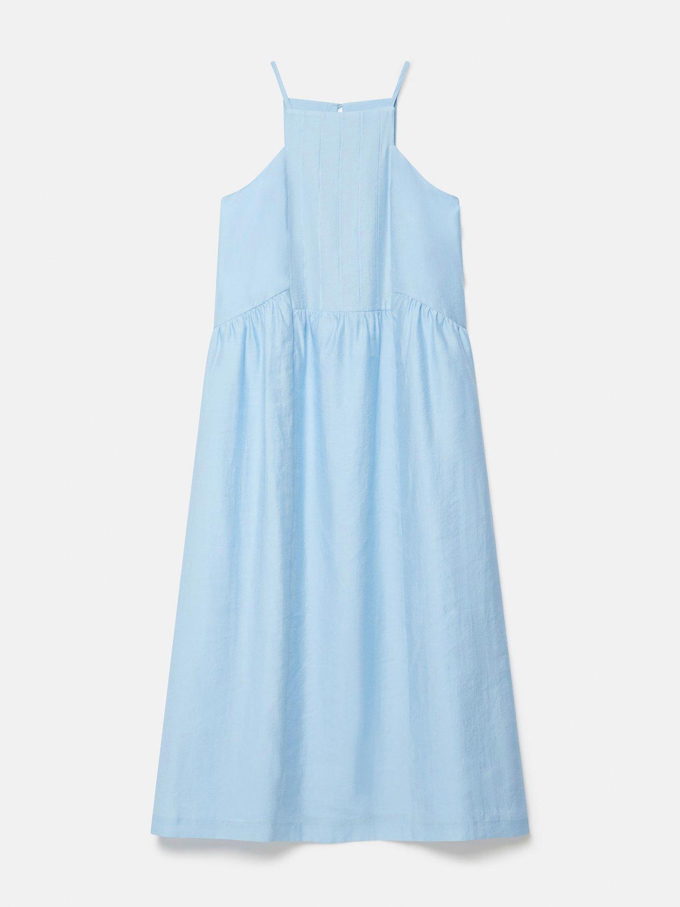 Mint Velvet Pleat Detail Midi Dress | Very.co.uk