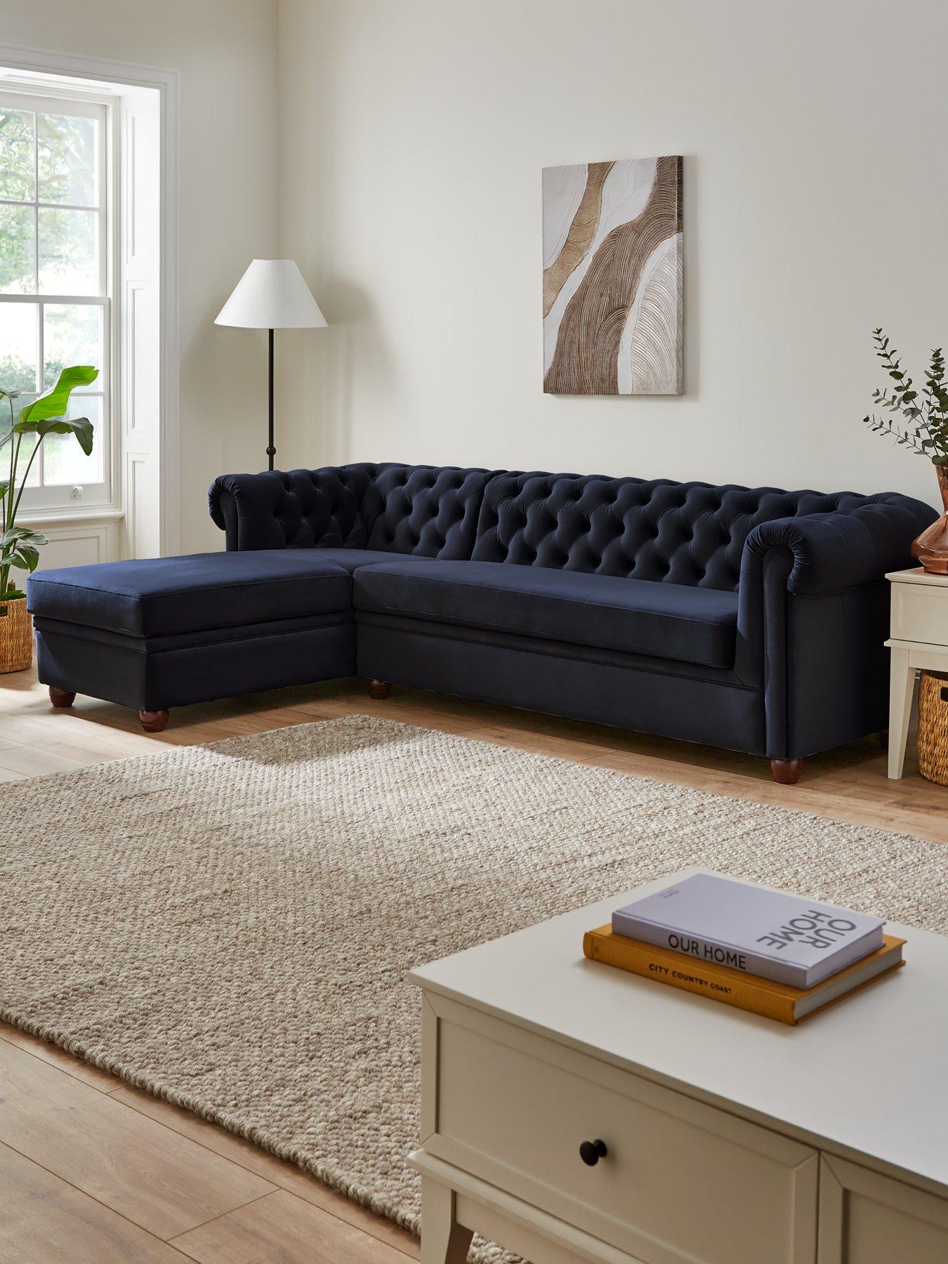 undefined Chester Left Hand Fabric Corner Chaise Sofa - FSC Certified