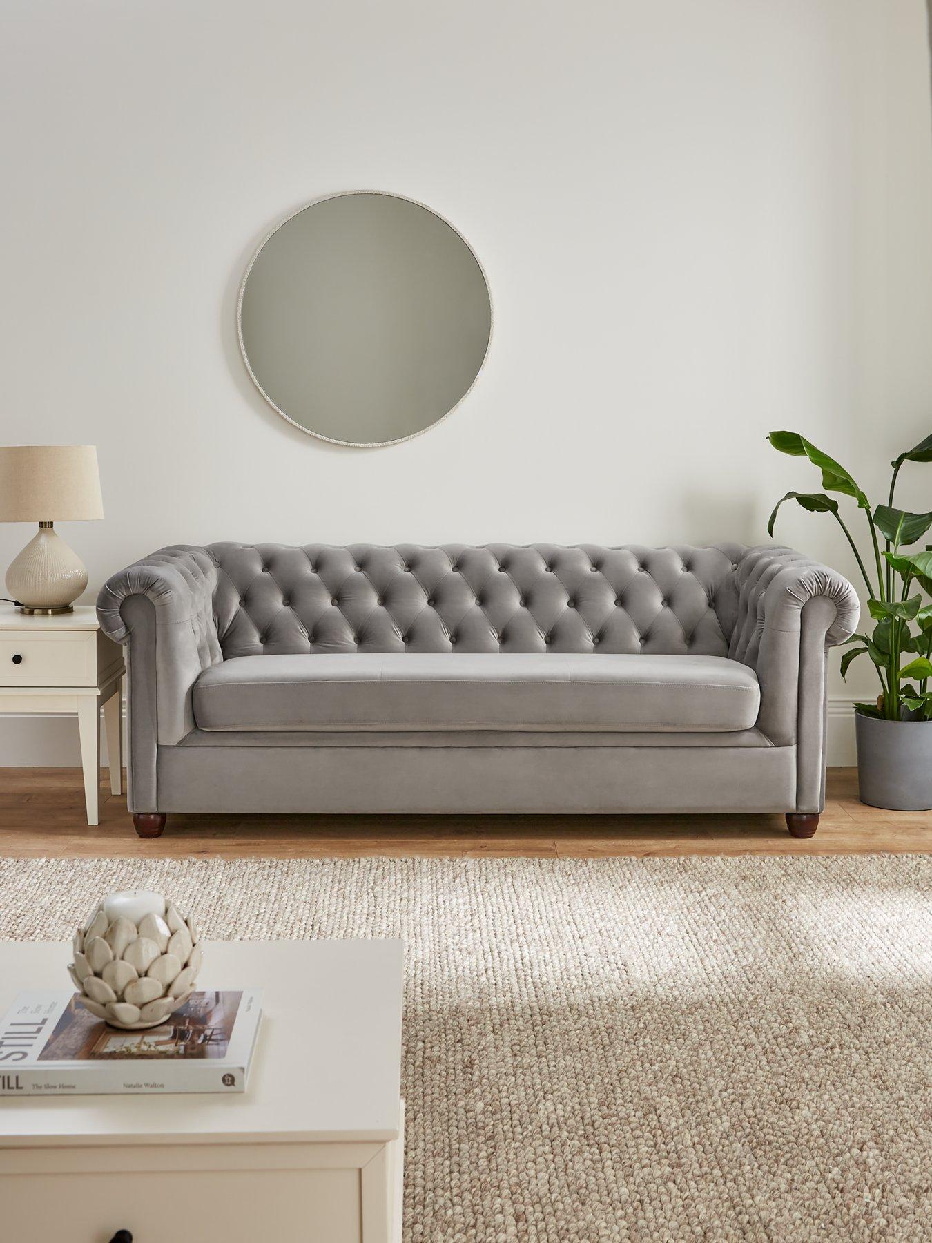 undefined Chester Fabric 3 Seater Sofa - FSC Certified