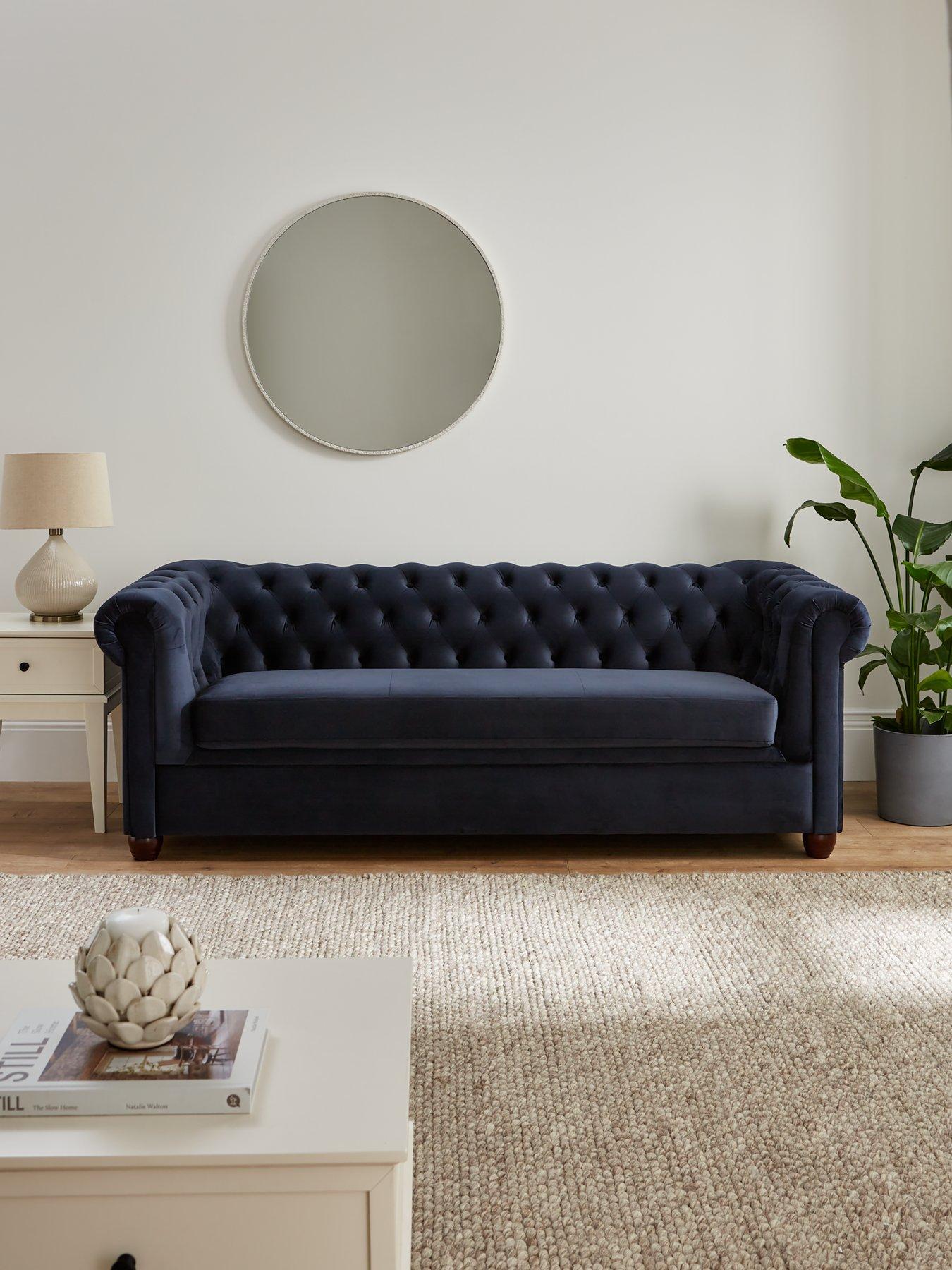 undefined Chester Fabric 3 Seater Sofa - FSC Certified