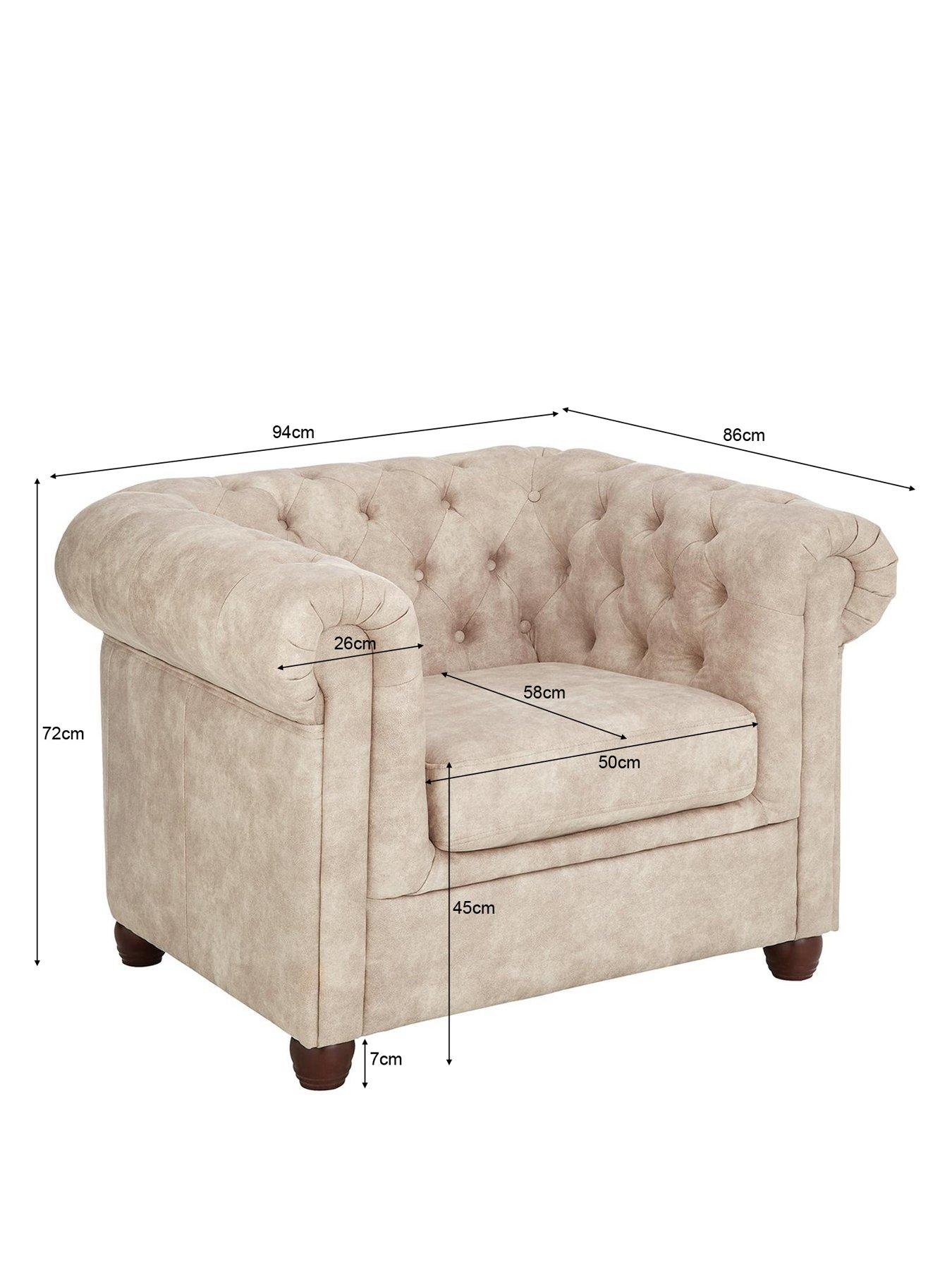 Image 6 of 7 of The Very Collection Chester Fabric Armchair&nbsp;- FSC Certified