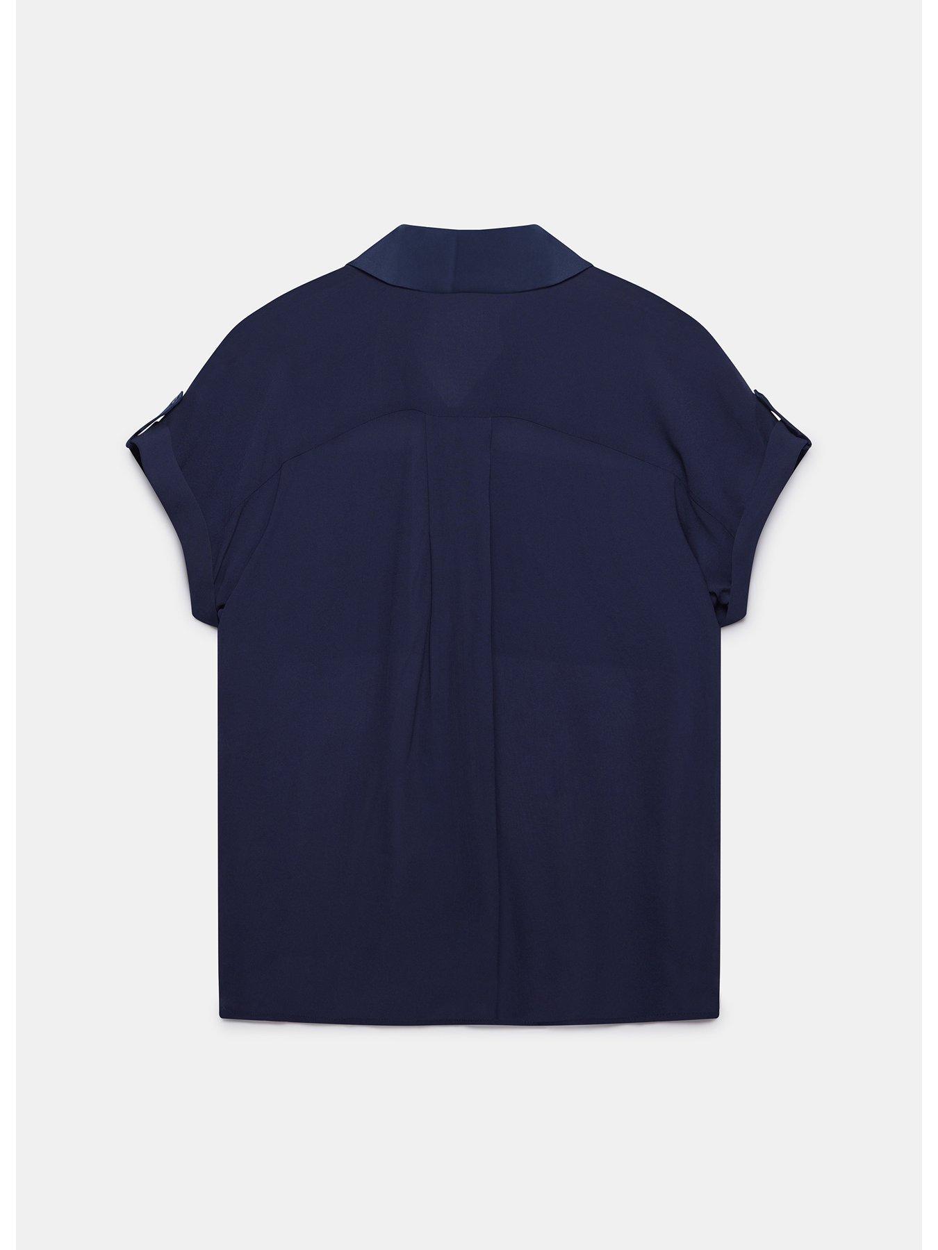 Mint Velvet Ink Utility Mix S/s Shirt | Very.co.uk