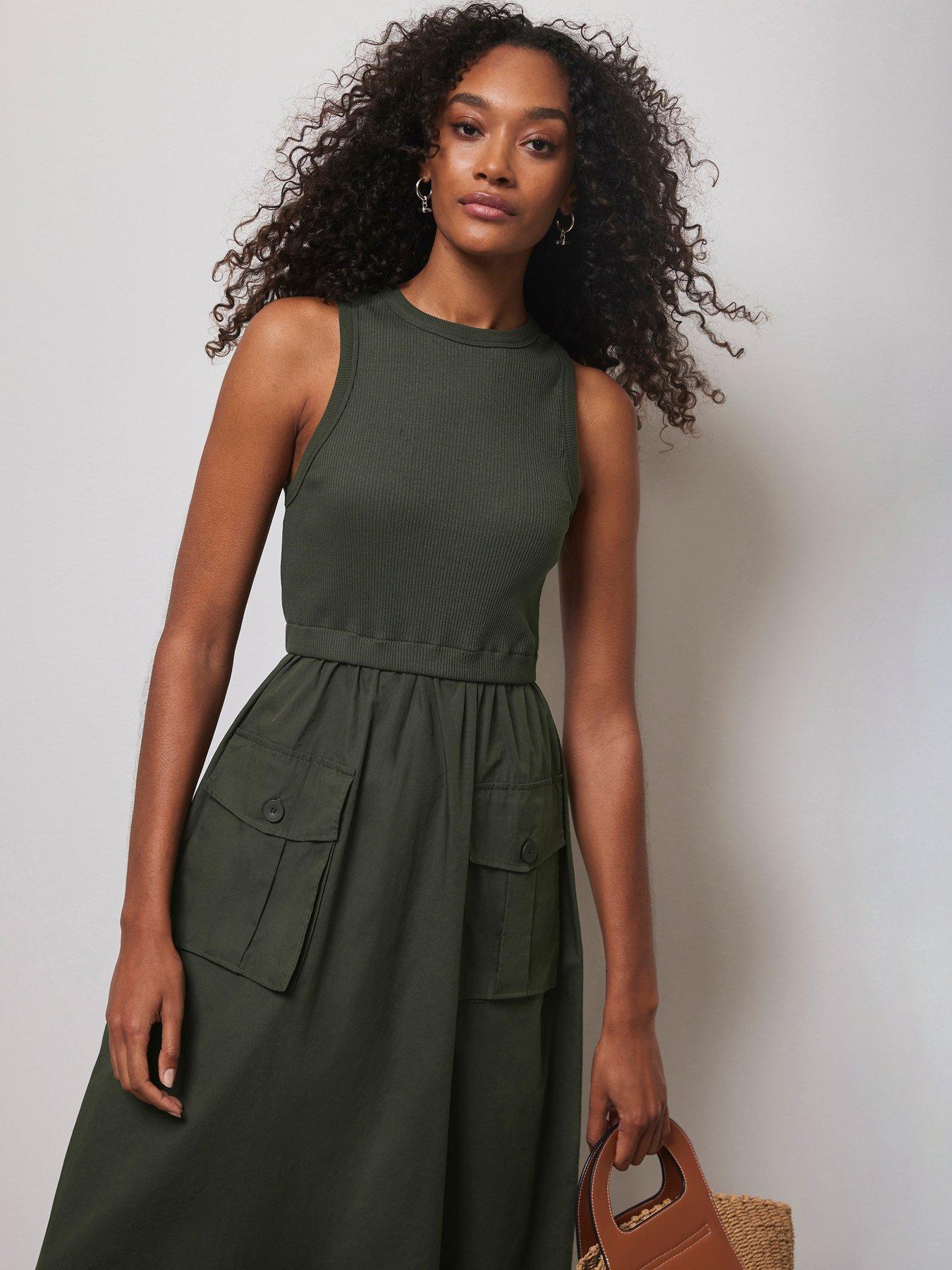 Tank Top Jersey Midi Dress