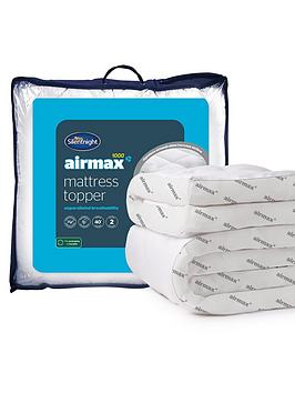 Product photograph of Silentnight Silentnight Airmax 1000 Mattress Topper - Super King from very.co.uk