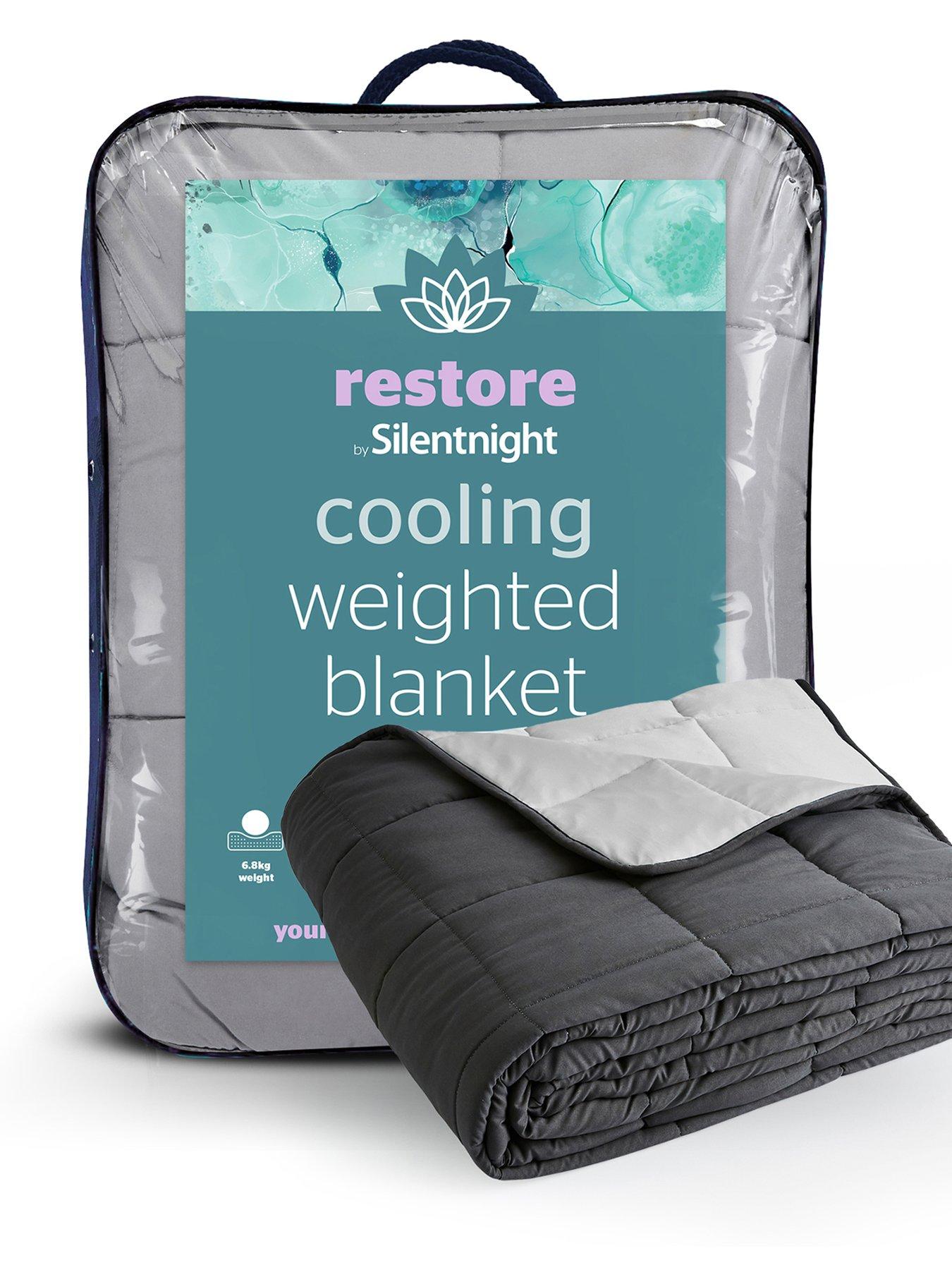 Product photograph of Silentnight Restore Cooling Weighted Blanket Ndash 6 8 Kg from very.co.uk