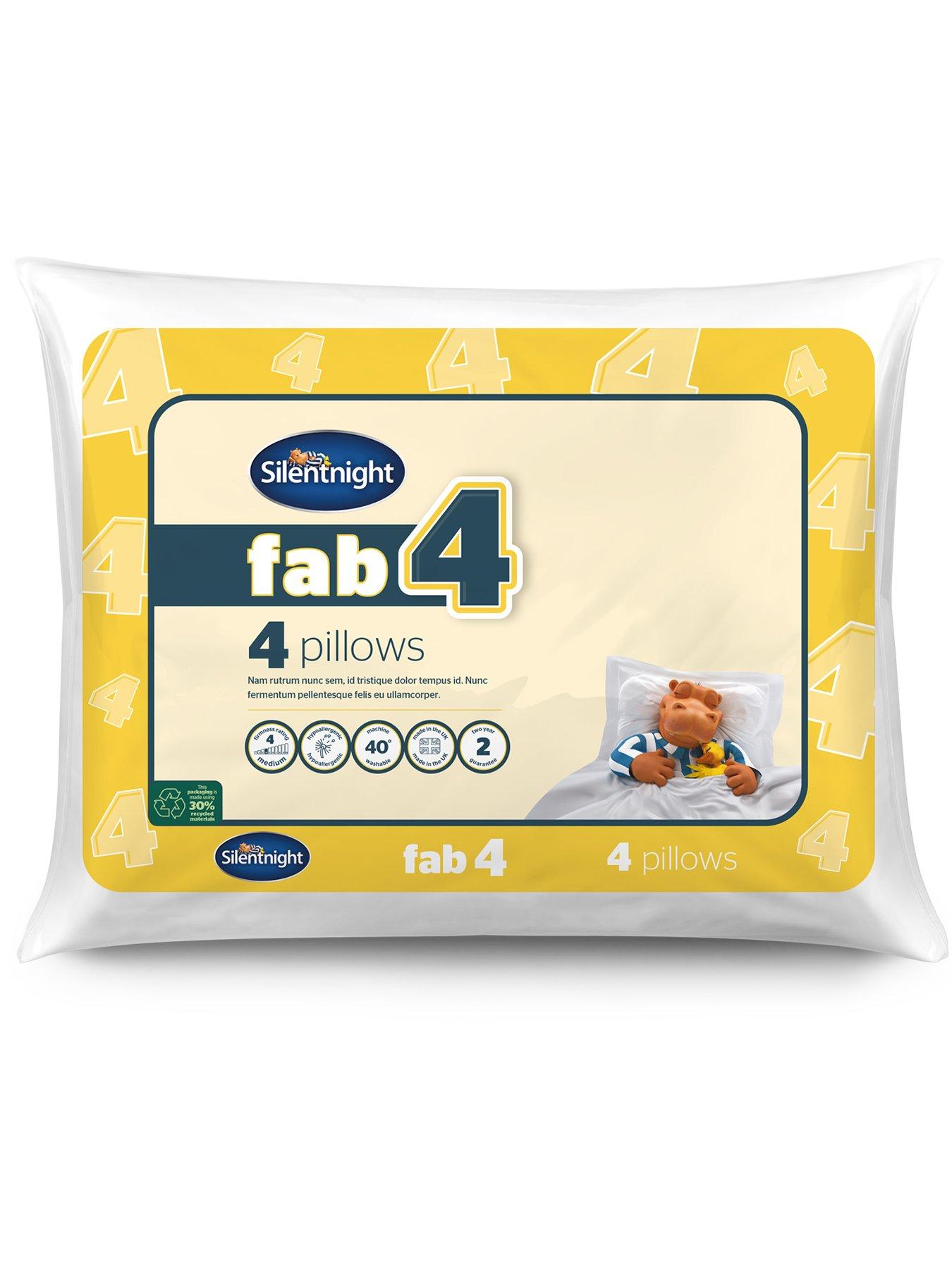 undefined Fab 4 Pillows - 4 Pack