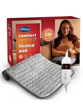 Product photograph of Silentnight Comfort Control Electric Heated Pad from very.co.uk
