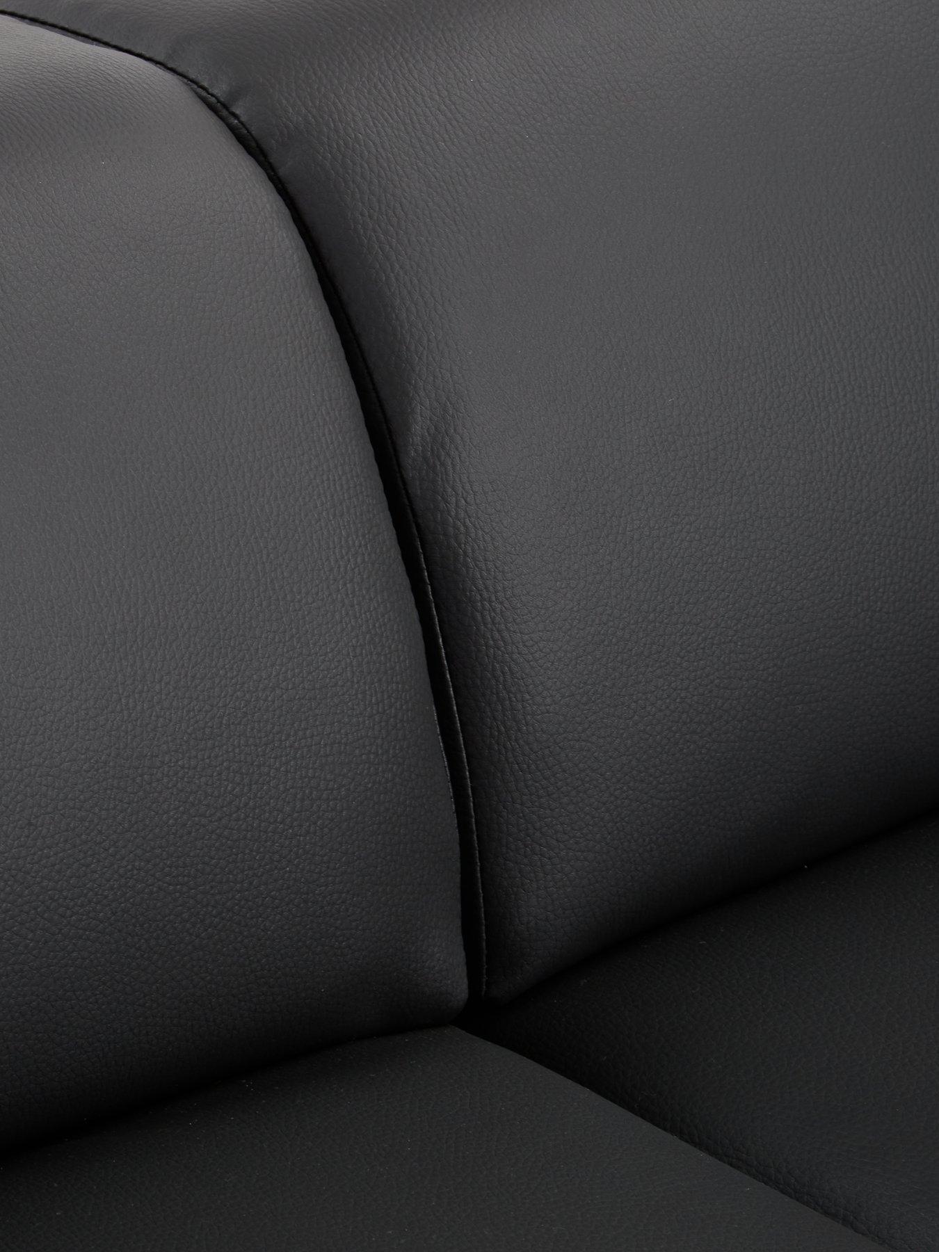 Image 6 of 7 of The Very Collection Clarke Left Hand Corner Faux Leather Chaise Sofa