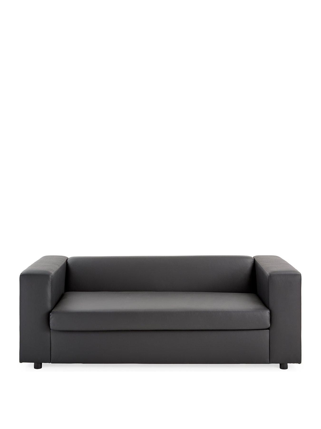 Image 2 of 7 of Very Home Clarke Faux Leather Sofa Bed