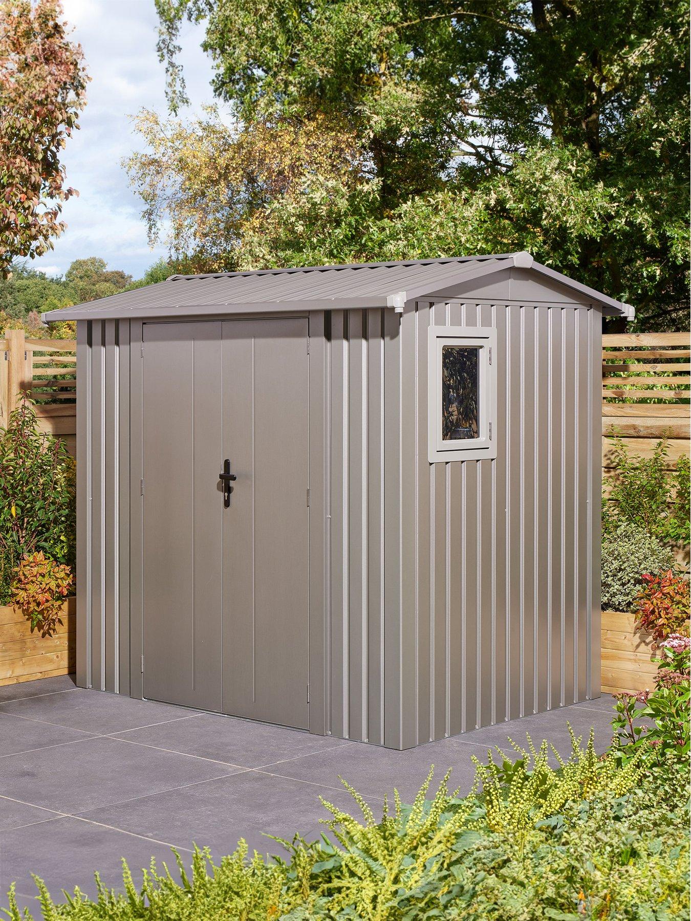 Product photograph of Rowlinson Brentvale Shed - 8x6ft from very.co.uk