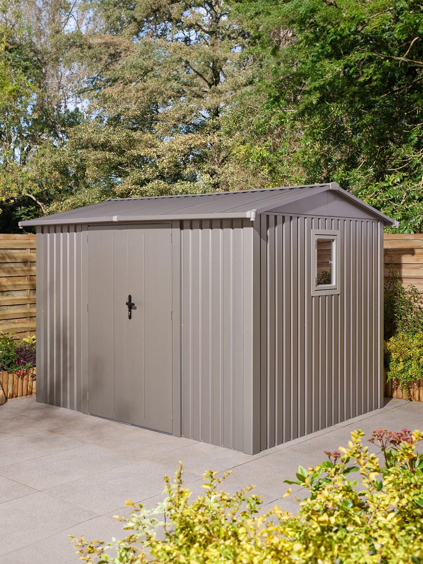 Product photograph of Rowlinson Brentvale Shed - 10x8ft from very.co.uk