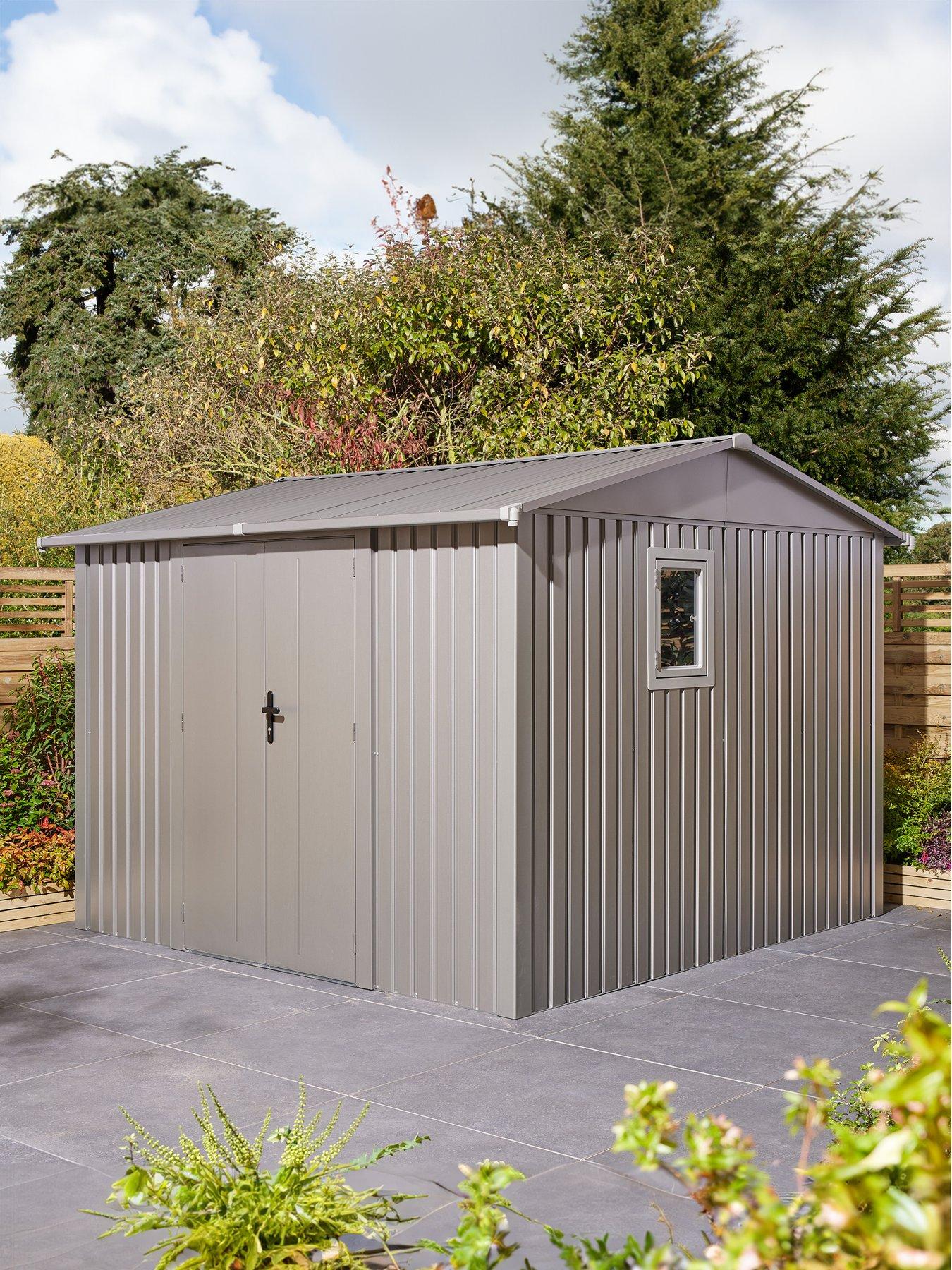Product photograph of Rowlinson Brentvale Shed - 10x10ft from very.co.uk