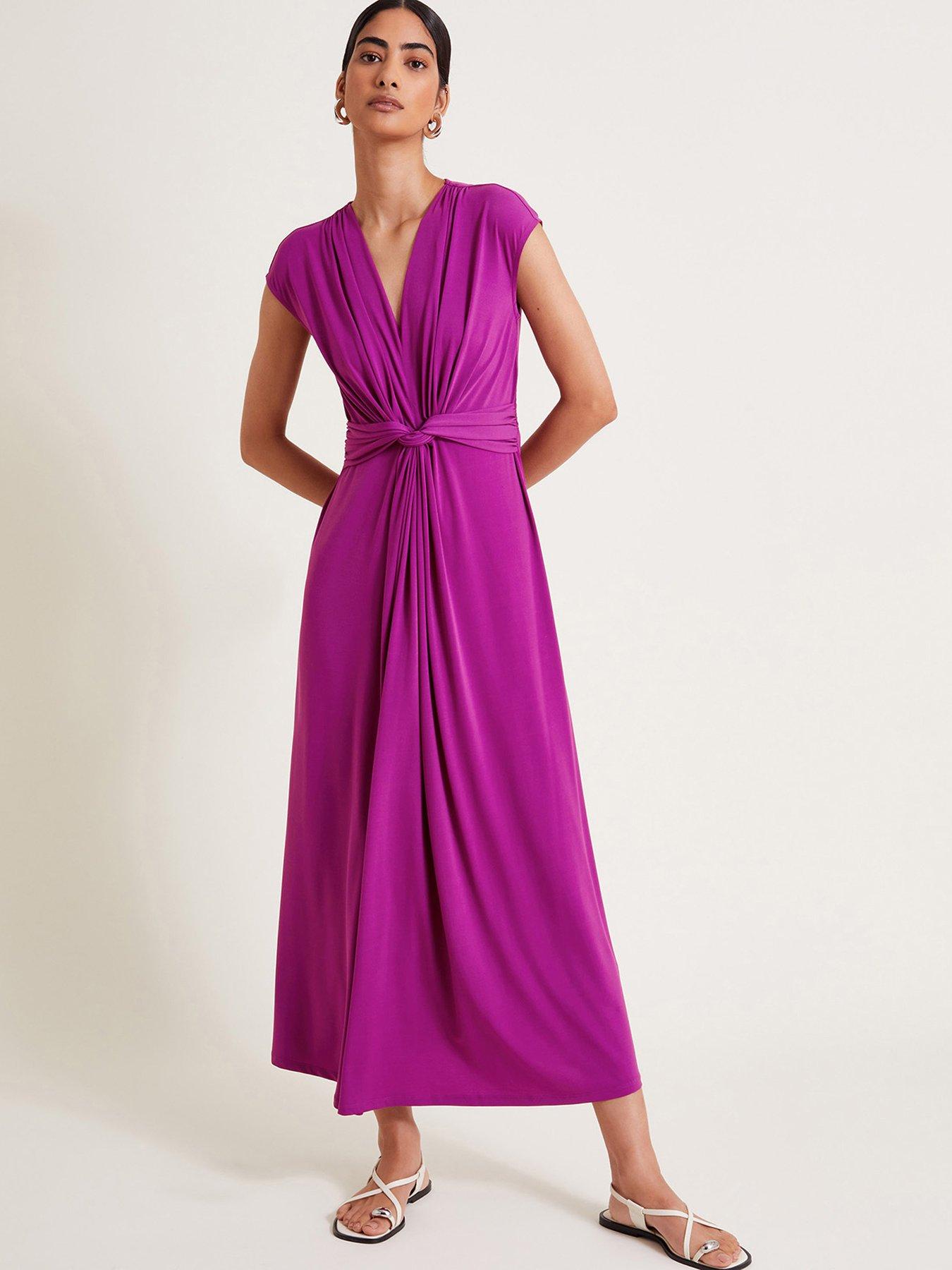 Jaya Jersey Maxi Dress Purple