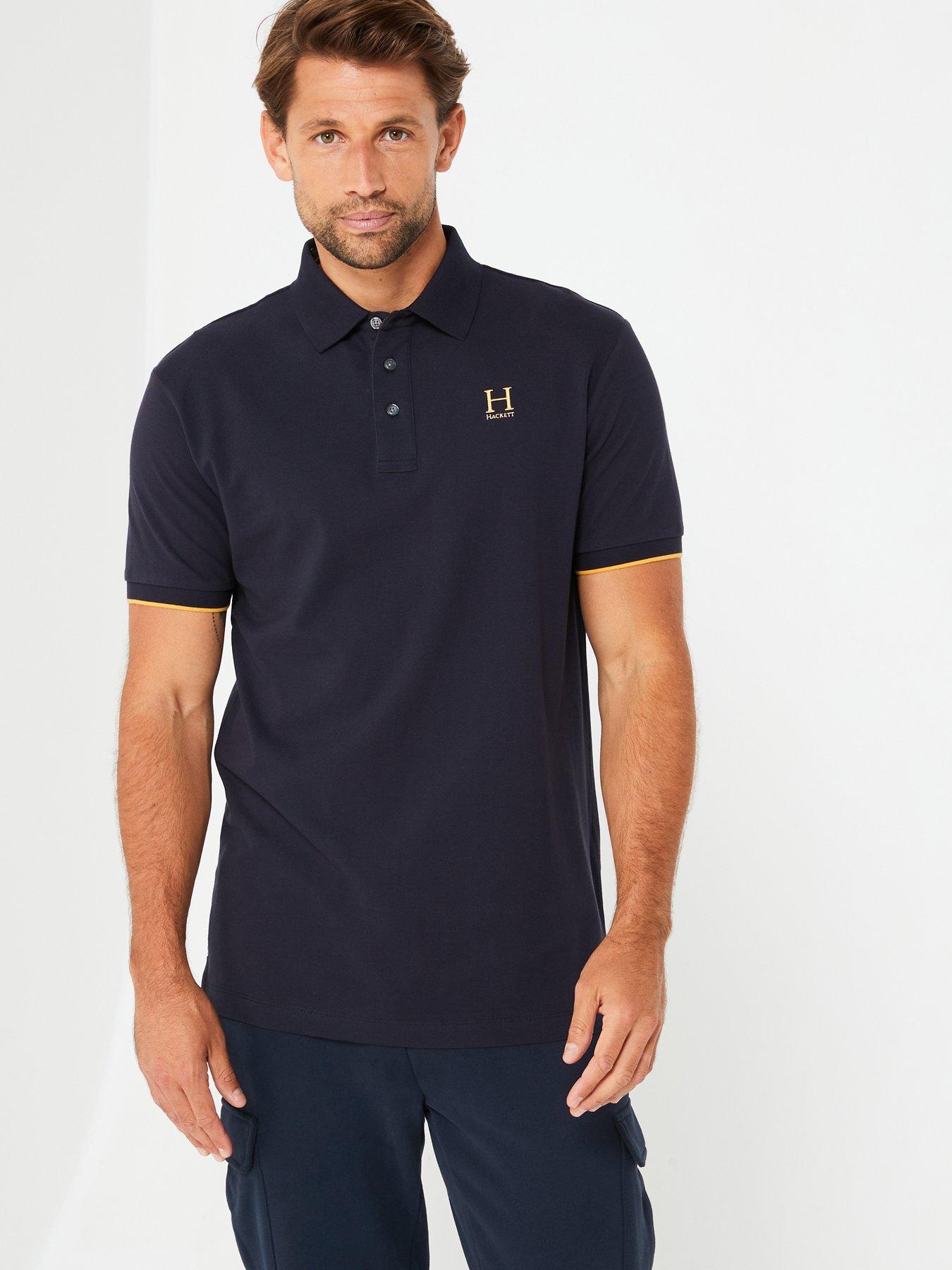 undefined Heritage H Logo Polo Shirt - Navy